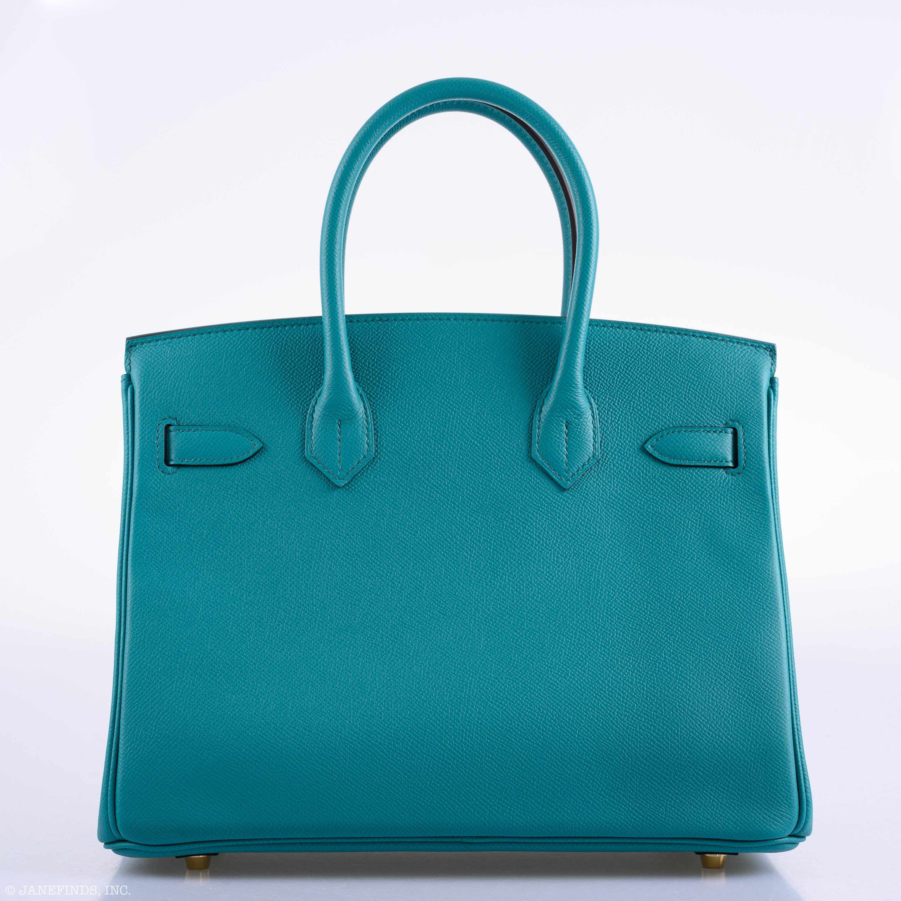 Hermès Birkin 30 Blue Paon Epsom Gold Hardware - 2016, X