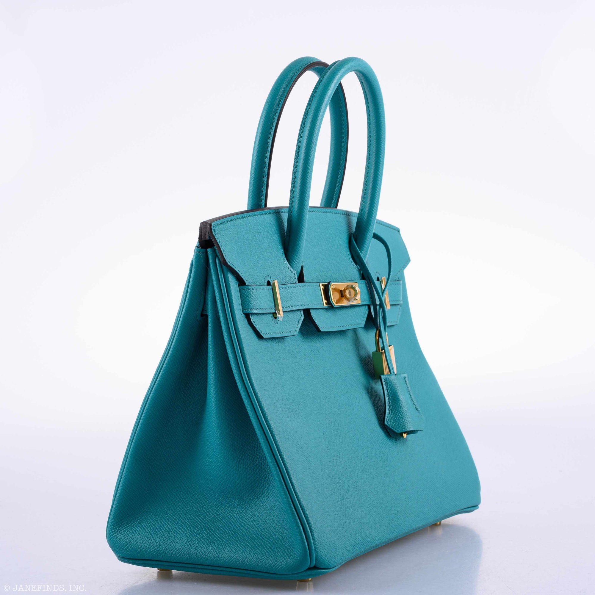 Hermès Birkin 30 Blue Paon Epsom Gold Hardware