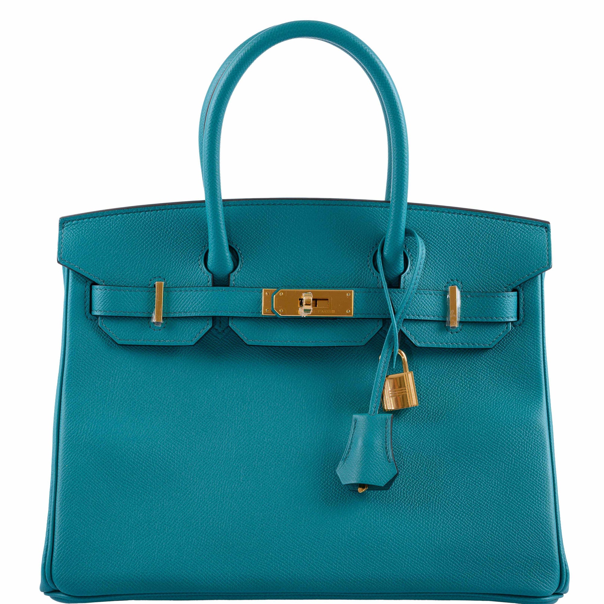 Hermès Birkin 30 Blue Paon Epsom Gold Hardware