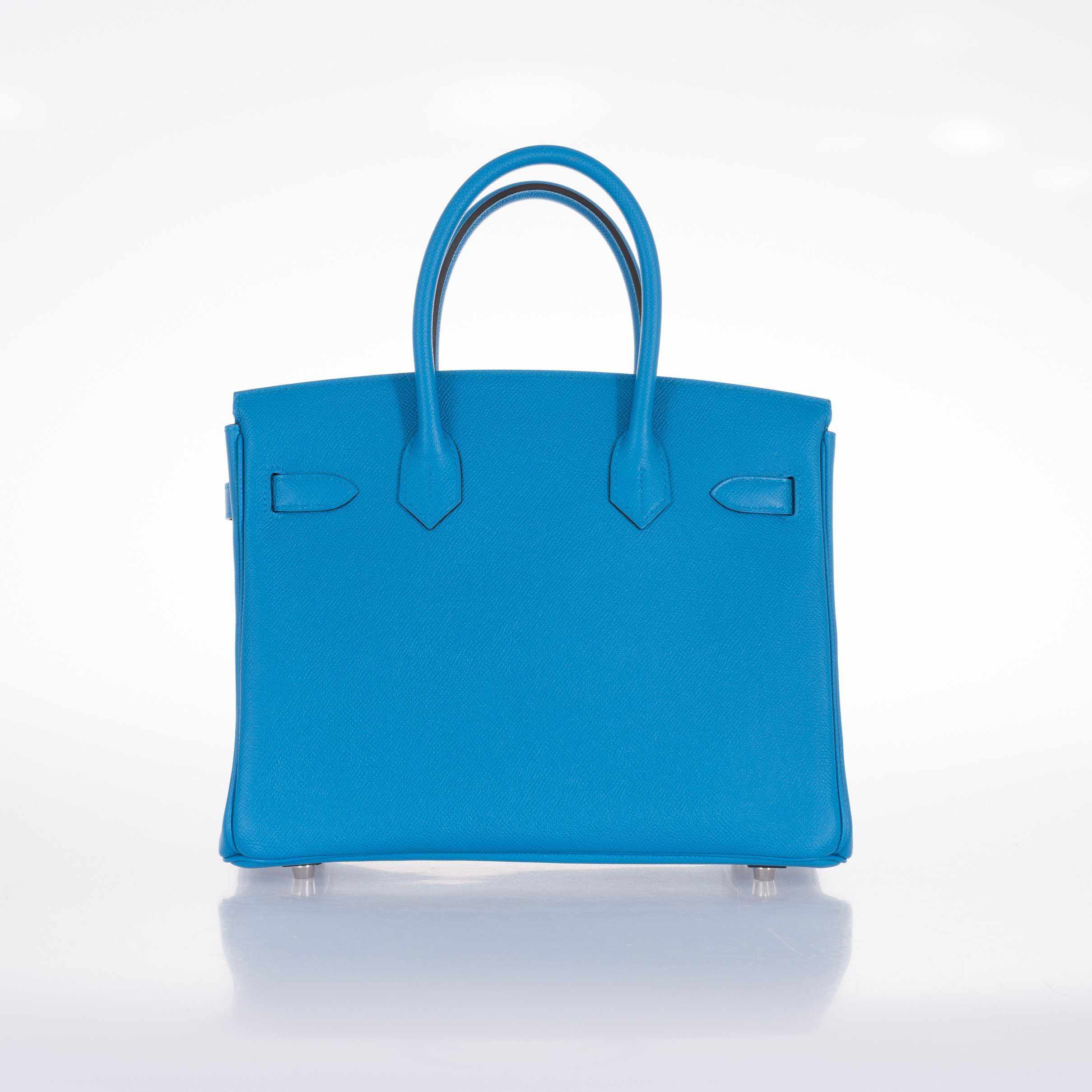 Hermès Birkin 30 Blue Zanzibar Epsom Palladium Hardware