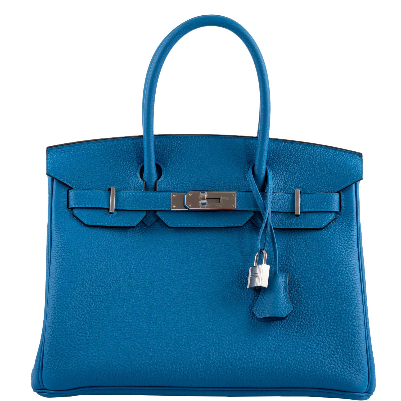 Hermès Birkin 30 Blue Zanzibar Togo with Palladium Hardware