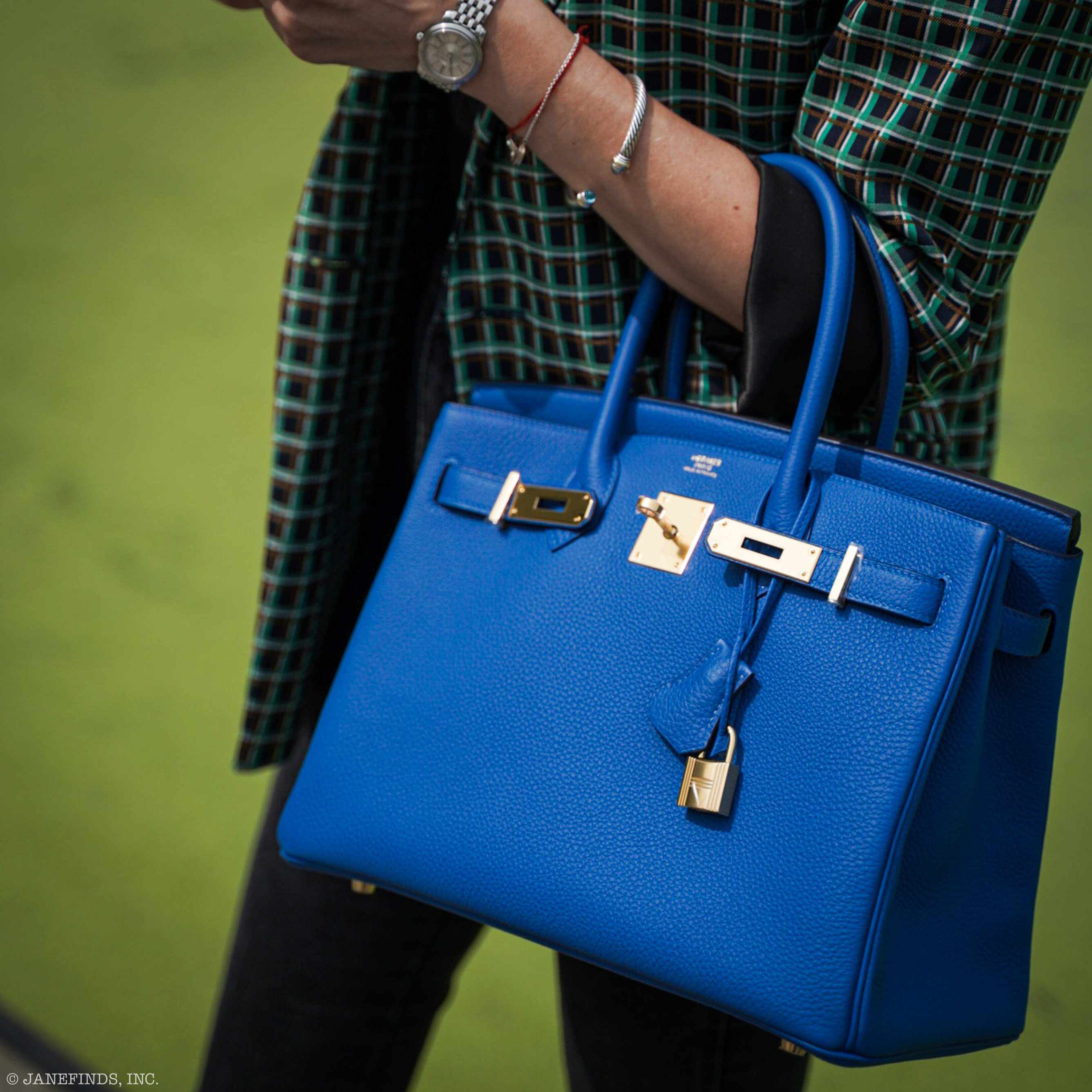 Hermès Birkin 30 Blue Zellige Togo Gold Hardware