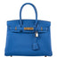 Hermès Birkin 30 Blue Zellige Togo with Gold Hardware