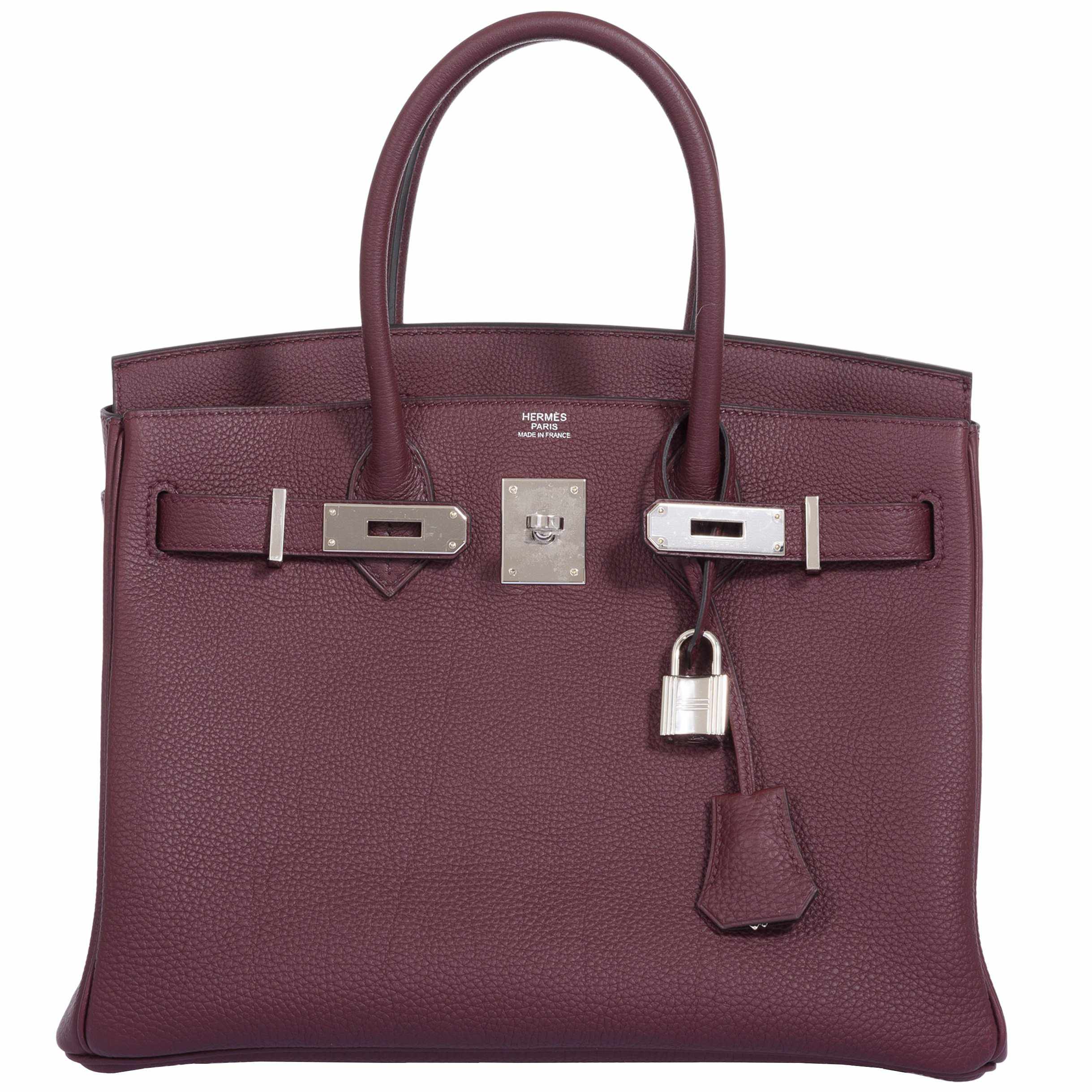 Hermès Birkin 30 Bordeaux Togo Palladium Hardware