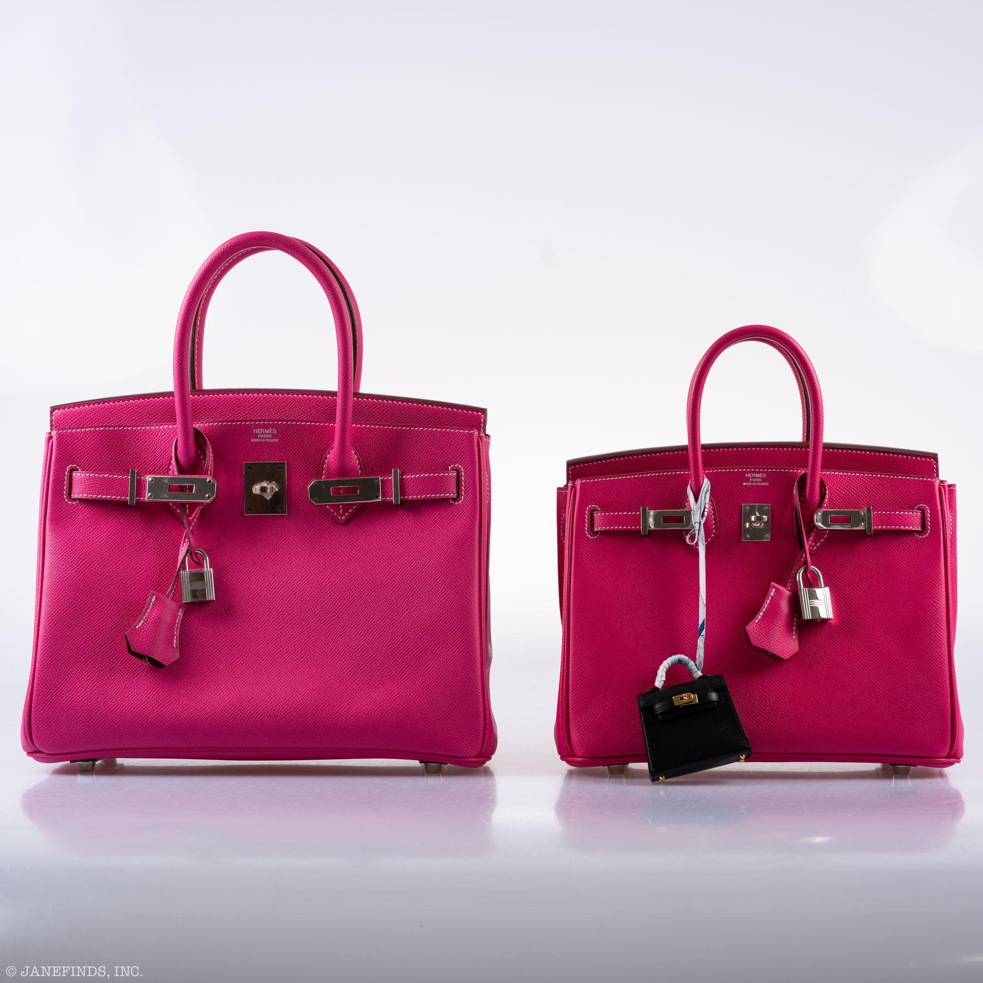 Hermès Birkin 30 Candy Collection Rose Tyrien Epsom Palladium Hardware