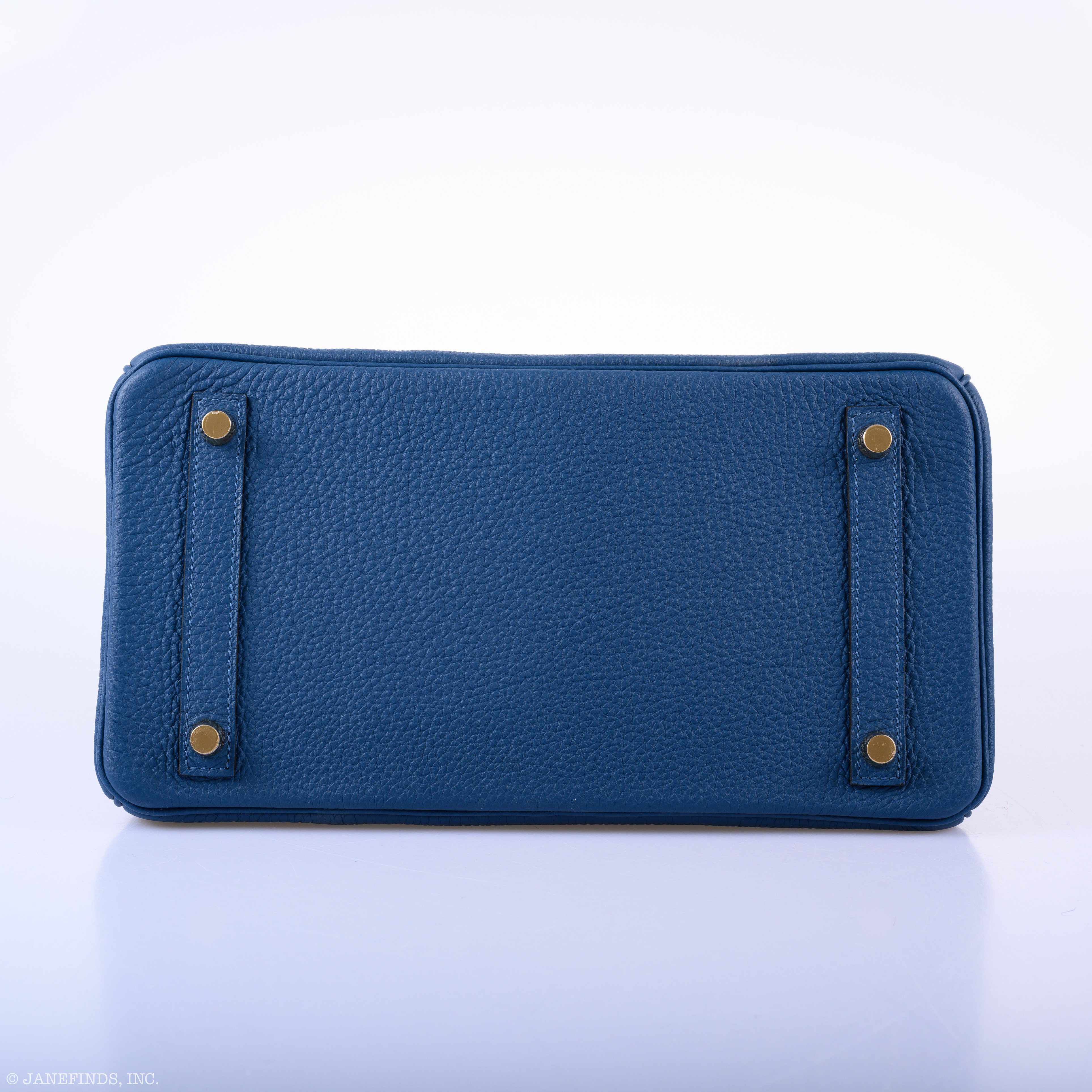 Hermès Birkin 30 Deep Blue Togo Gold Hardware - 2019