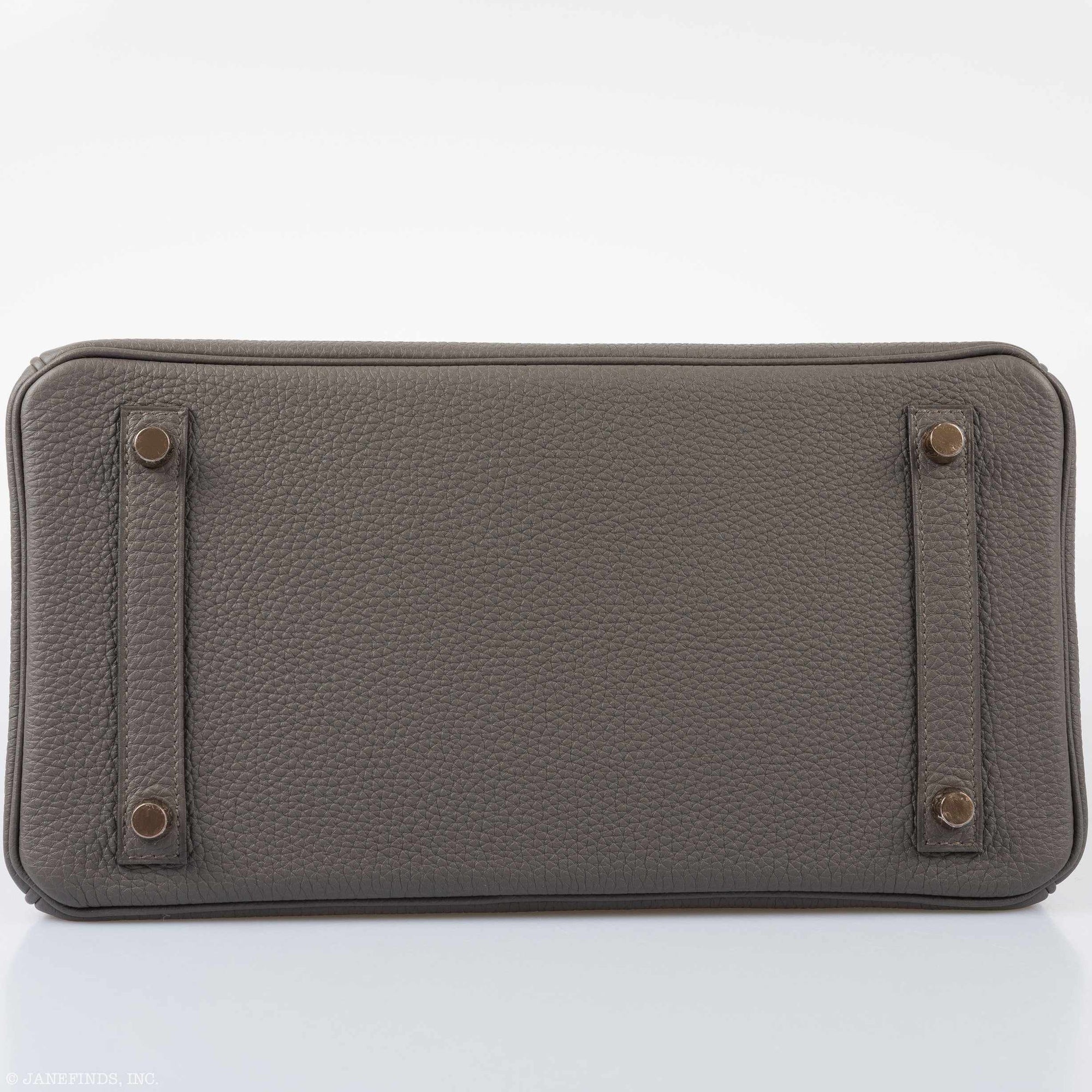 Hermès Birkin 30 Etain Tin Grey Togo Rose Gold Hardware
