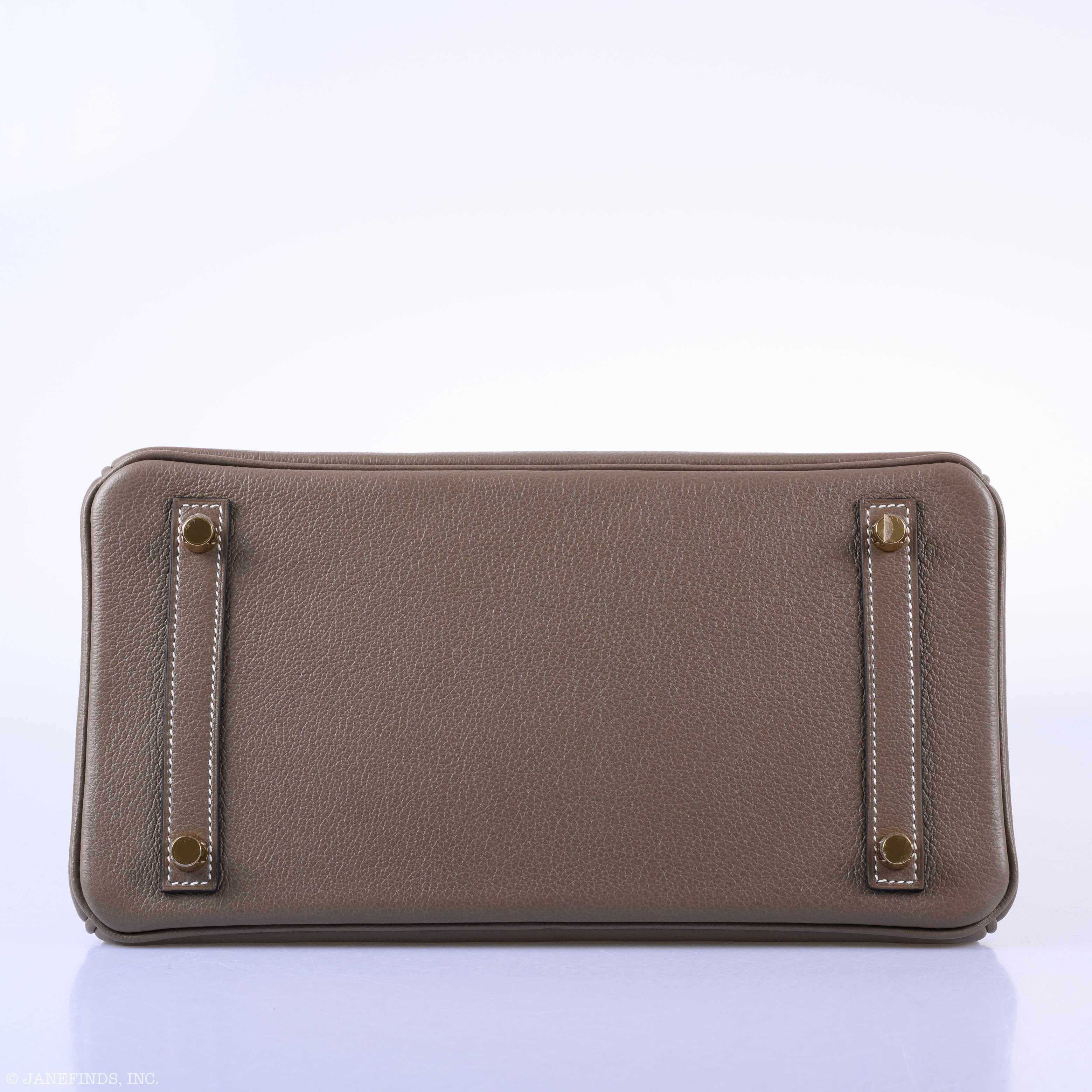 Hermès Birkin 30 Etoupe Taurillon Novillo Gold Hardware