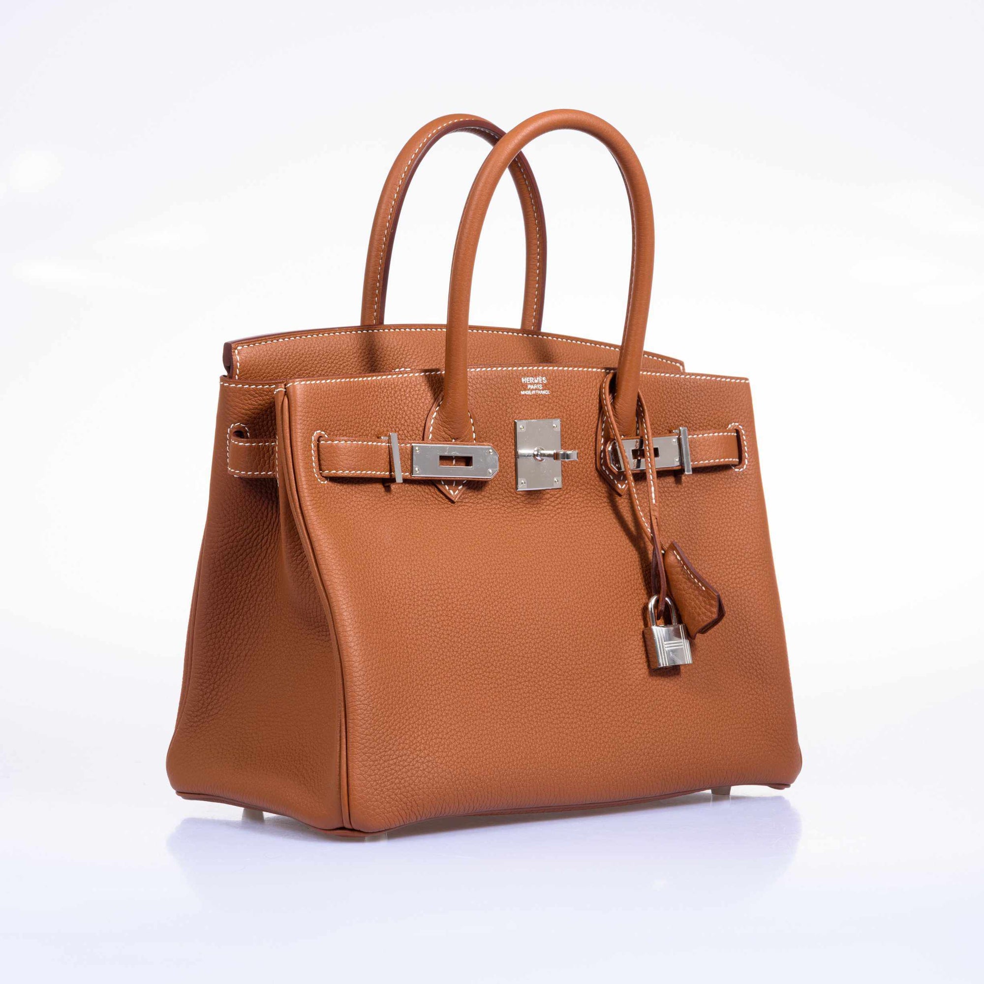 Hermès Birkin 30 Gold Epsom Palladium Hardware