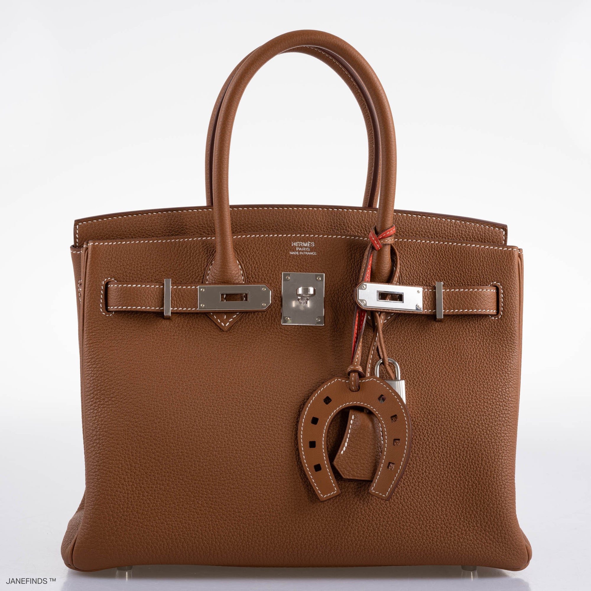 Hermès Birkin 30 Gold Togo with Palladium Hardware