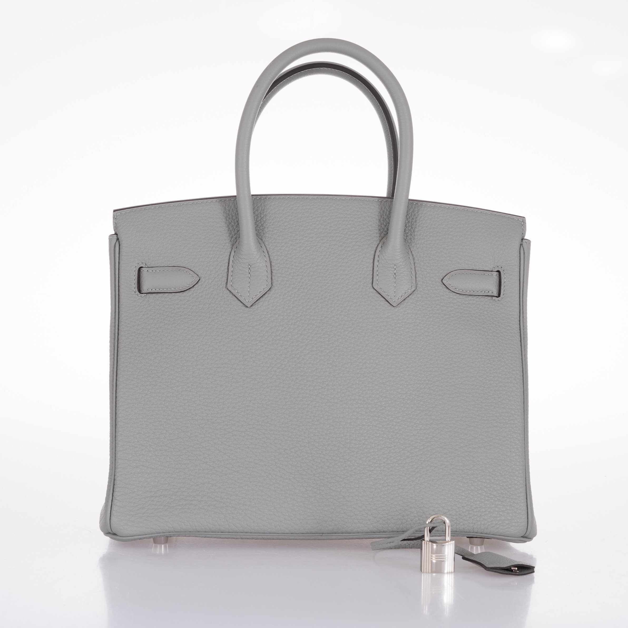 Hermès Birkin 30 Gris Mouette Gray Togo Palladium Hardware