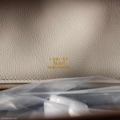 Hermès Birkin 30 Grizzly Gris Perle Swift & Suede Permabrass Hardware