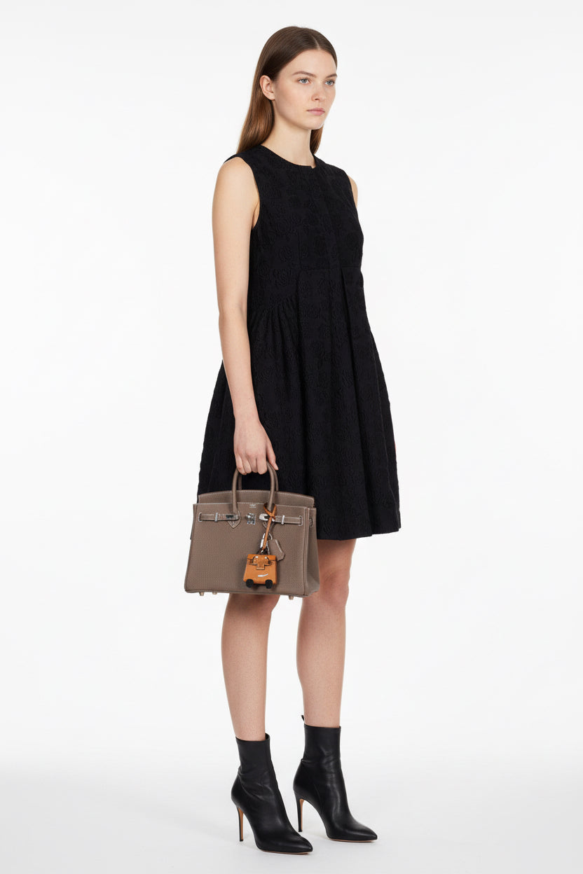 Hermès Birkin 30 HSS Gris Asphalte Togo and Cassis Chèvre Palladium Hardware