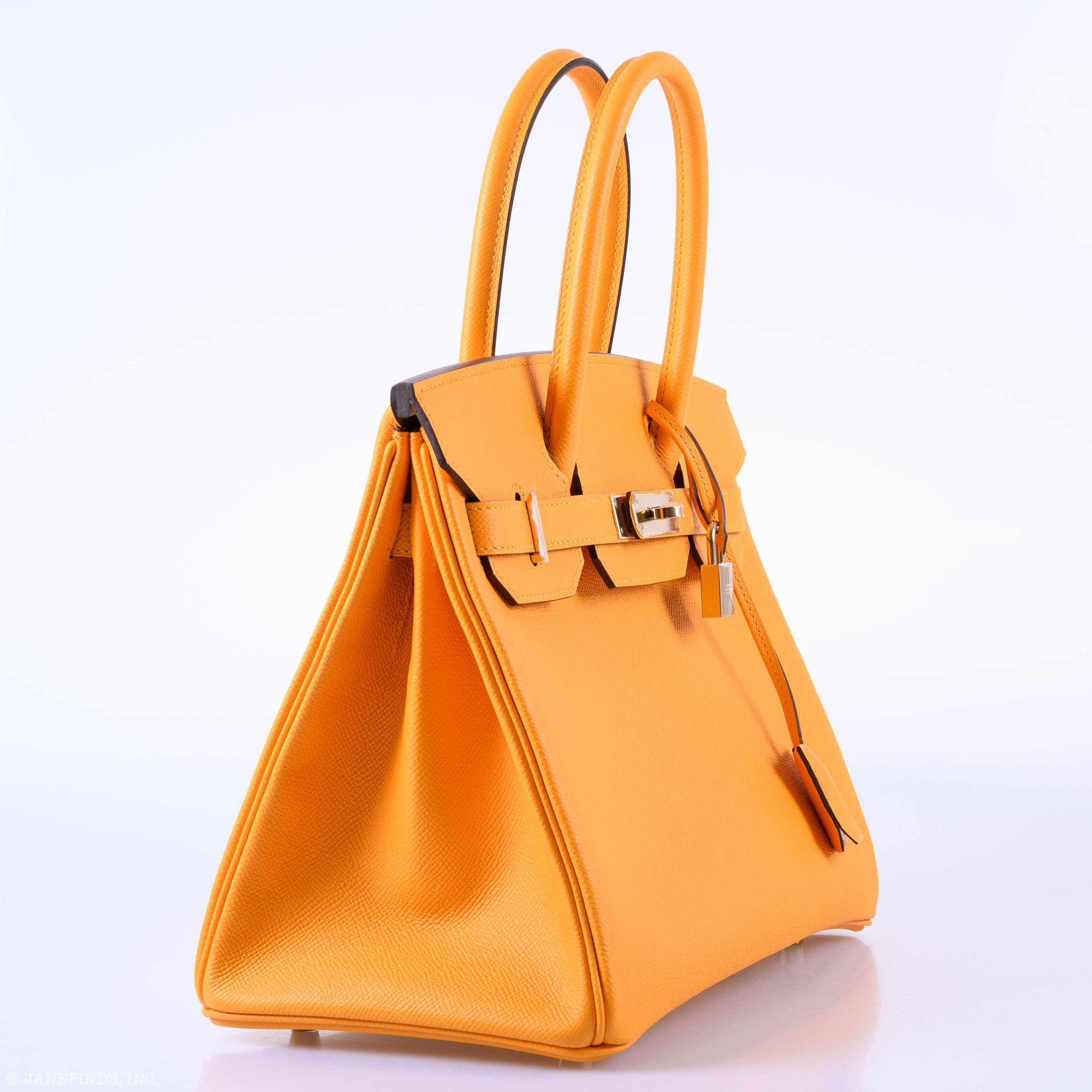 Hermès Birkin 30 HSS Jaune d'Or & Gris Mouette Epsom Palladium Hardware - 2019