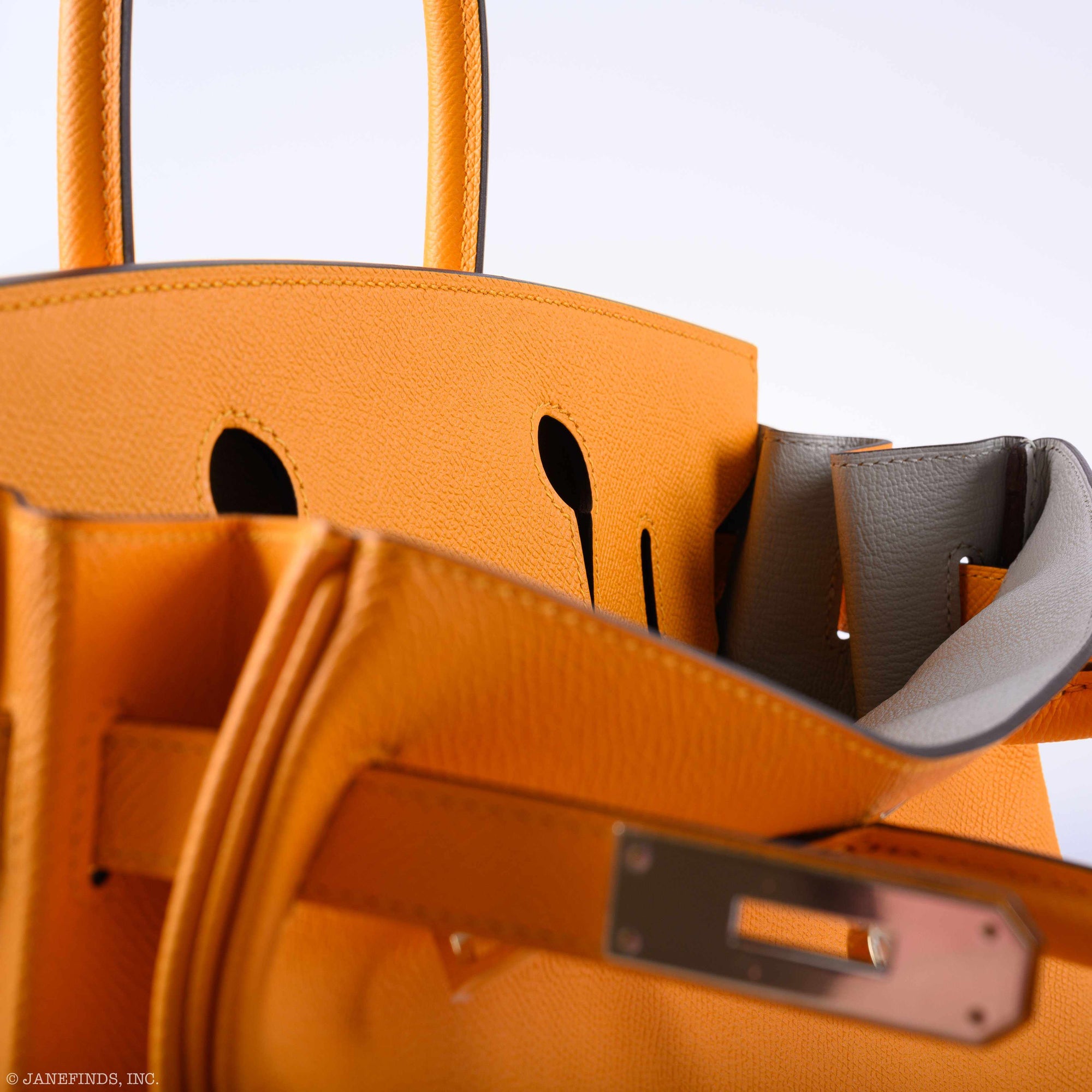 Hermès Birkin 30 HSS Jaune d'Or & Gris Mouette Epsom Palladium Hardware - 2019