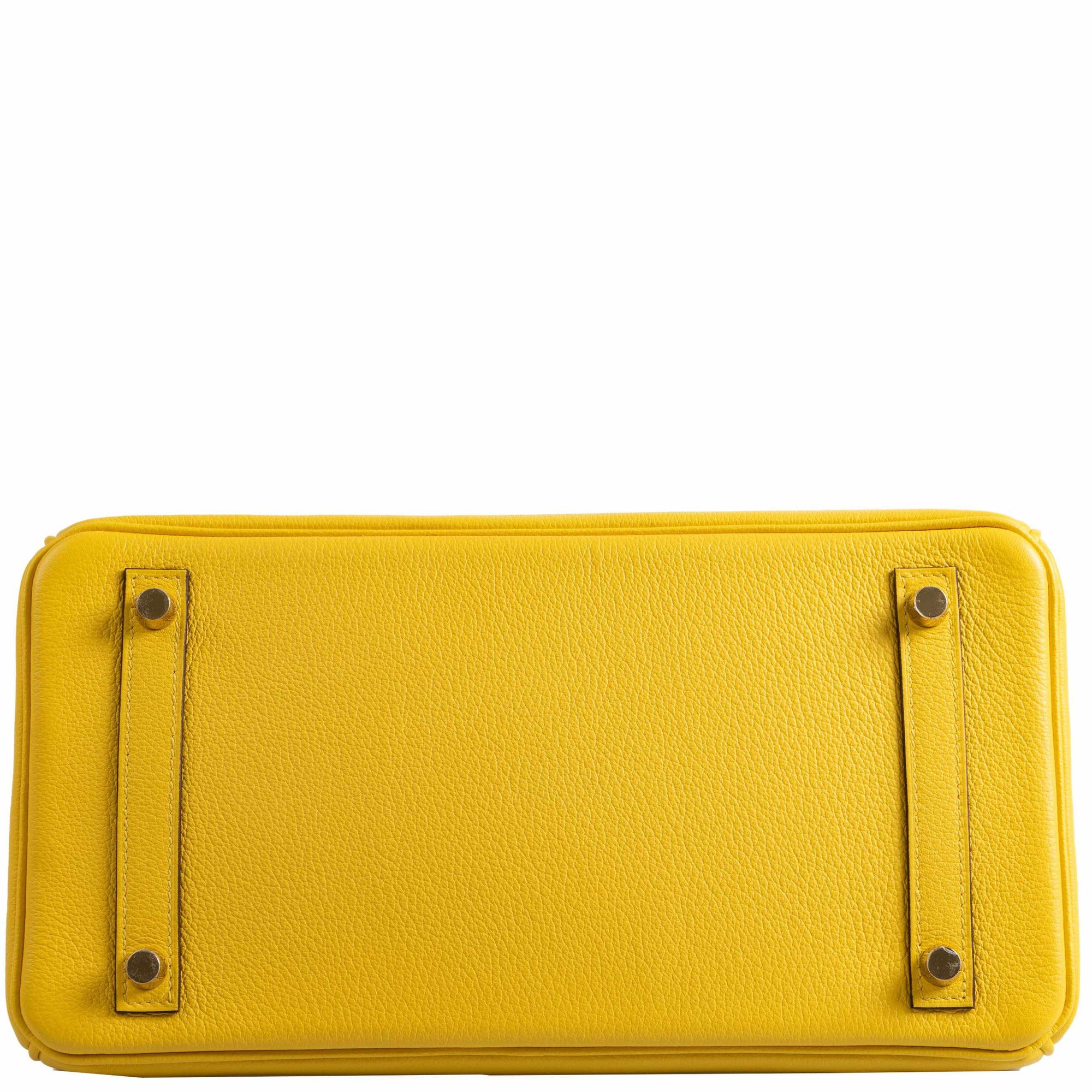 Hermès Birkin 30 Jaune De Naples Taurillon Novillo Gold Hardware