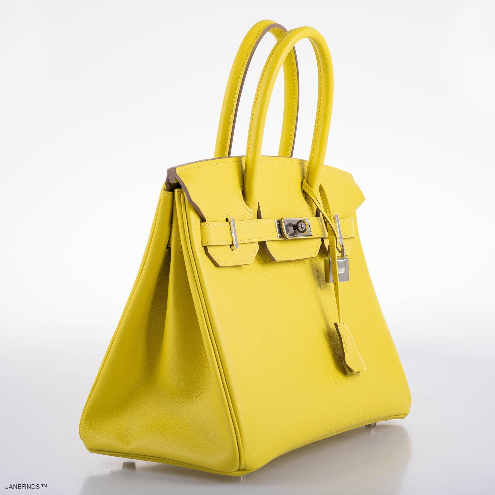 Hermès Birkin 30 Lime Epsom with Palladium Hardware