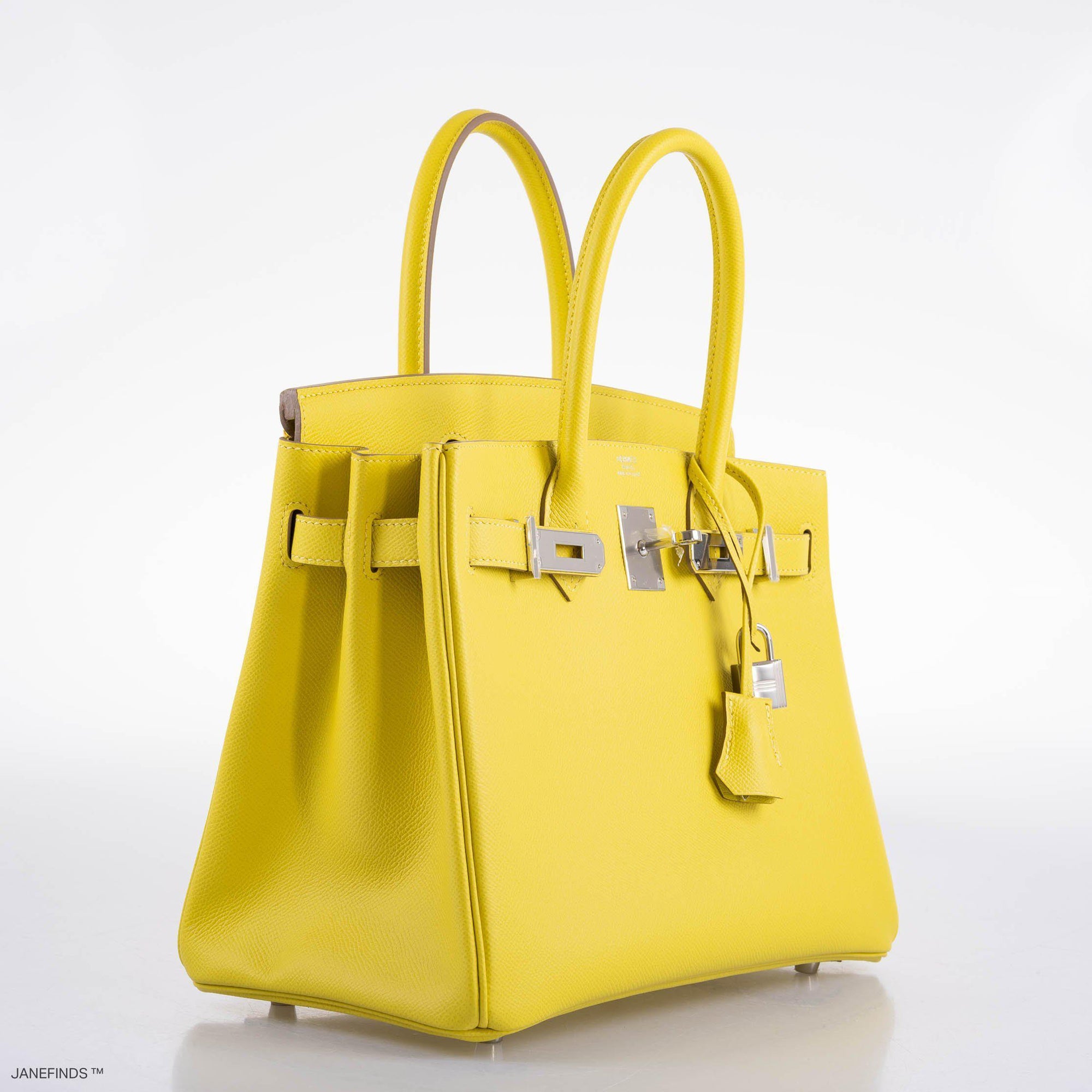 Hermès Birkin 30 Lime Epsom with Palladium Hardware