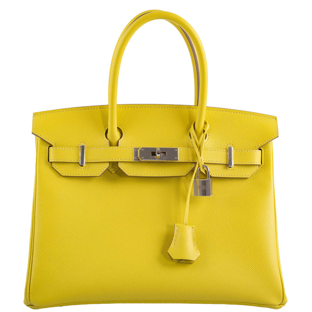 Hermès Birkin 30 Lime Epsom with Palladium Hardware