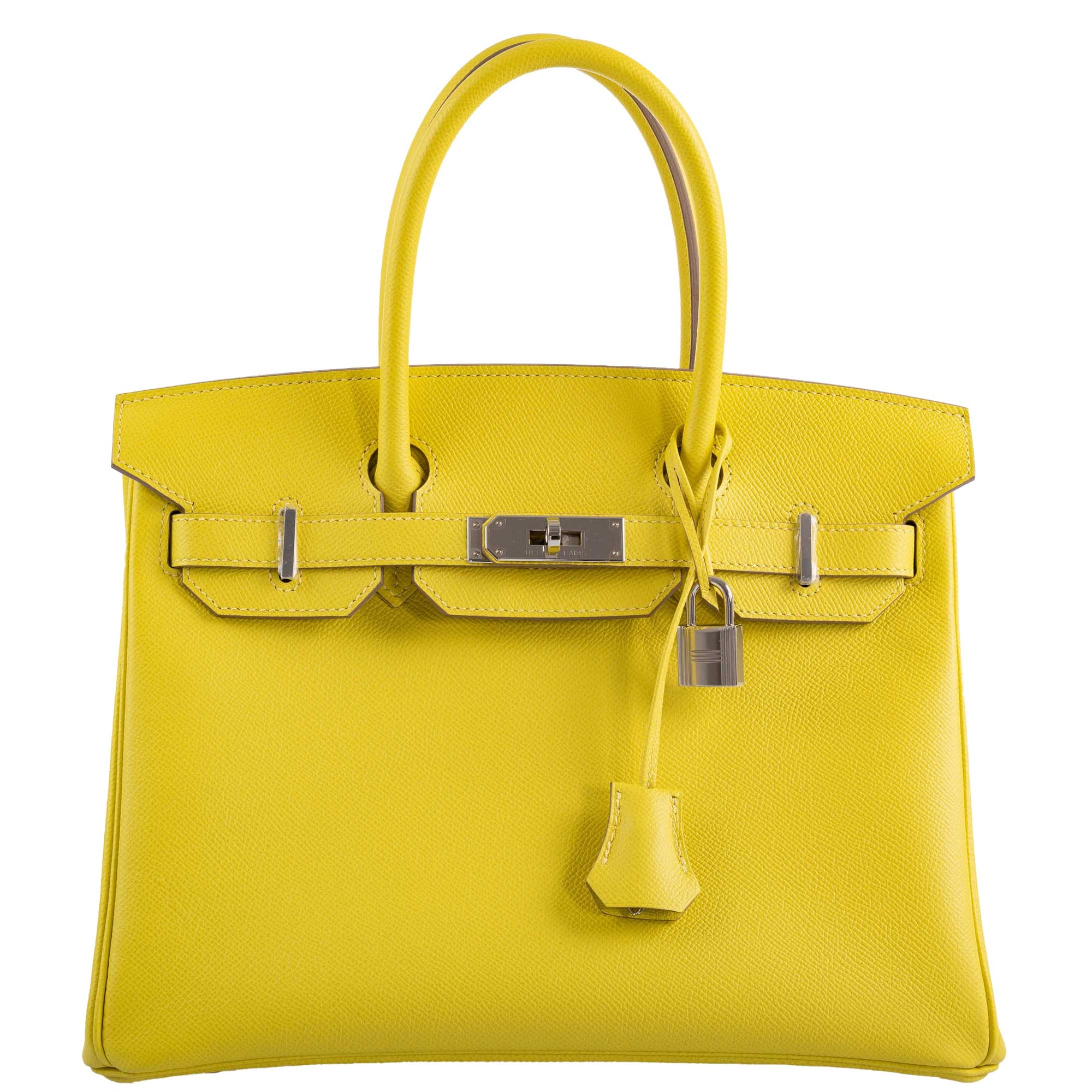 Hermès Birkin 30 Lime Epsom with Palladium Hardware