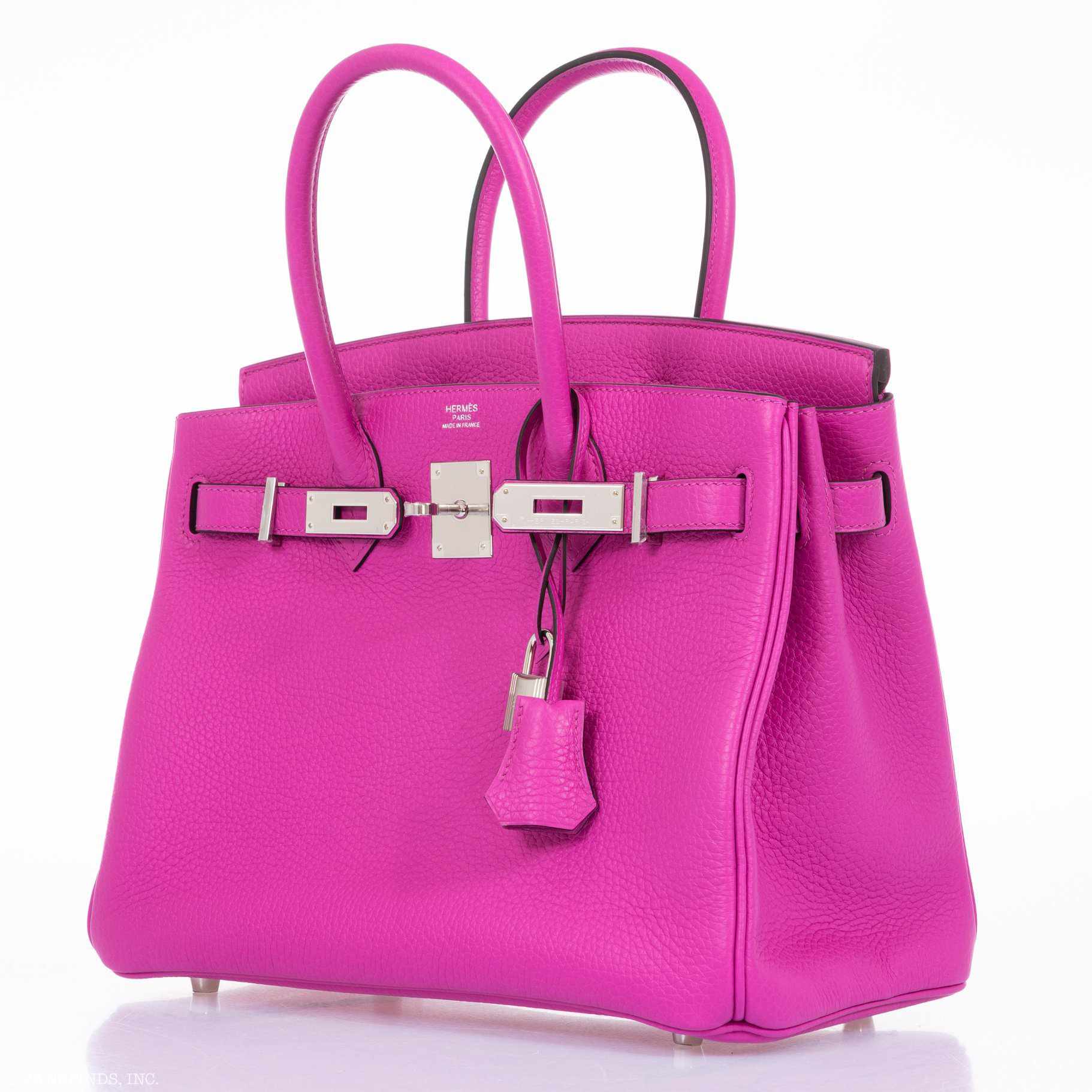 Hermès Birkin 30 Magnolia Clemence Palladium Hardware