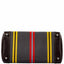 Hermès Birkin 30 Marron Fonce Calf & Colorful Wool Jumping Canvas Palladium Hardware