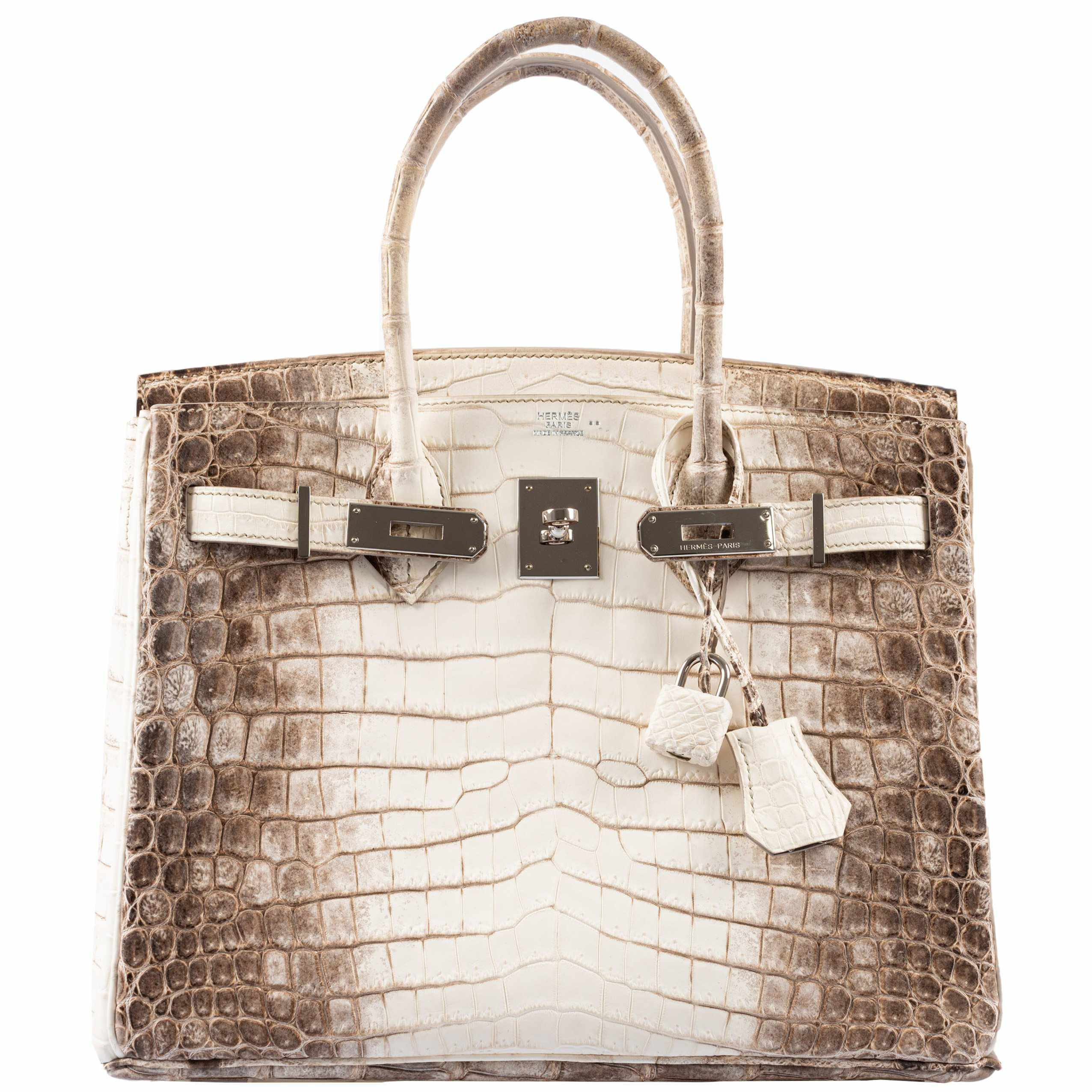 Hermès Birkin 30 Matte Himalaya Niloticus Crocodile Palladium Hardware