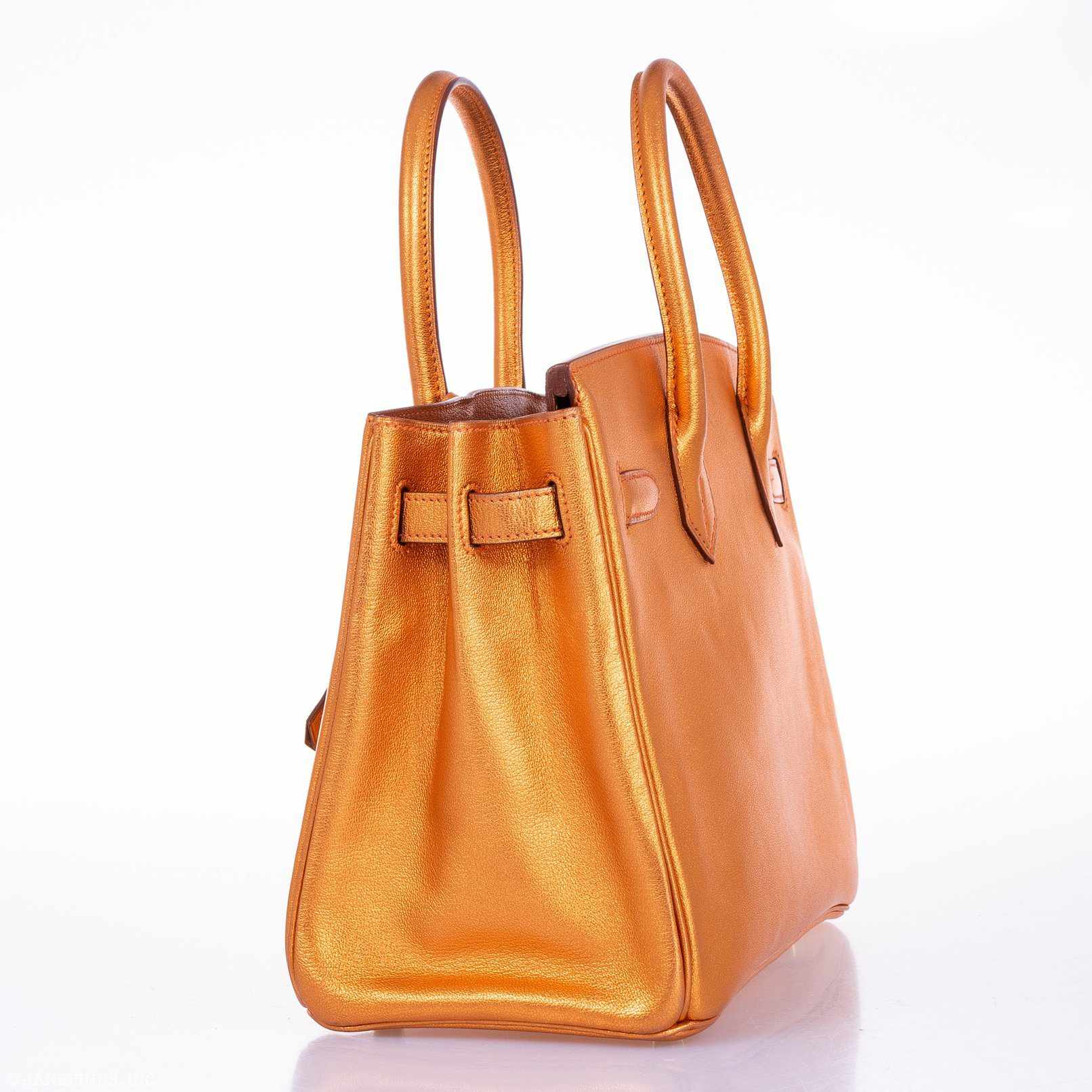 Hermès Birkin 30 Metallic Bronze Chevre Gold Hardware