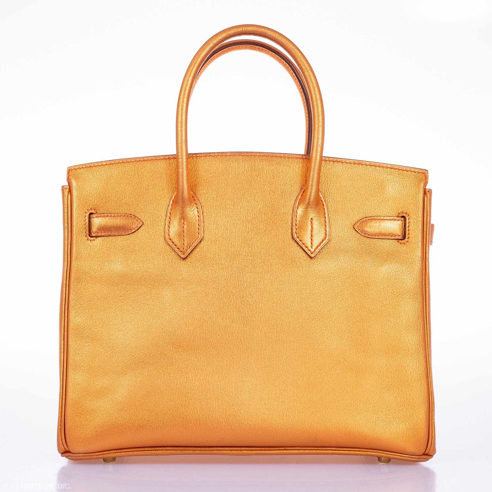 Hermès Birkin 30 Metallic Bronze Chevre Gold Hardware - Limited Edition