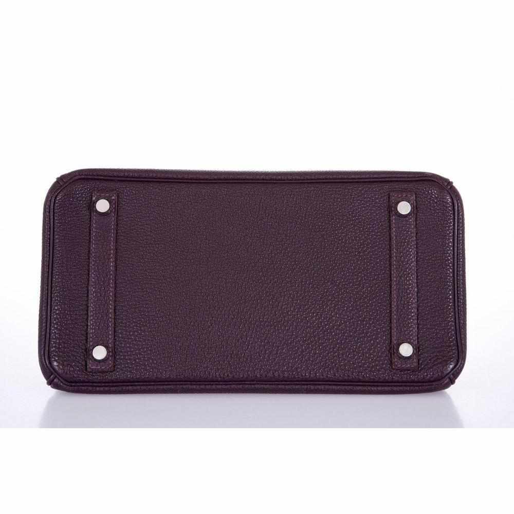 Hermès Birkin 30 Raisin Palladium Hardware