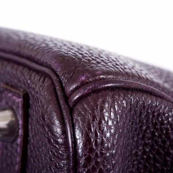 Hermès Birkin 30 Raisin Palladium Hardware