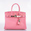 Hermès Birkin 30 Rose Confetti Epsom Palladium Hardware - 2021, Z