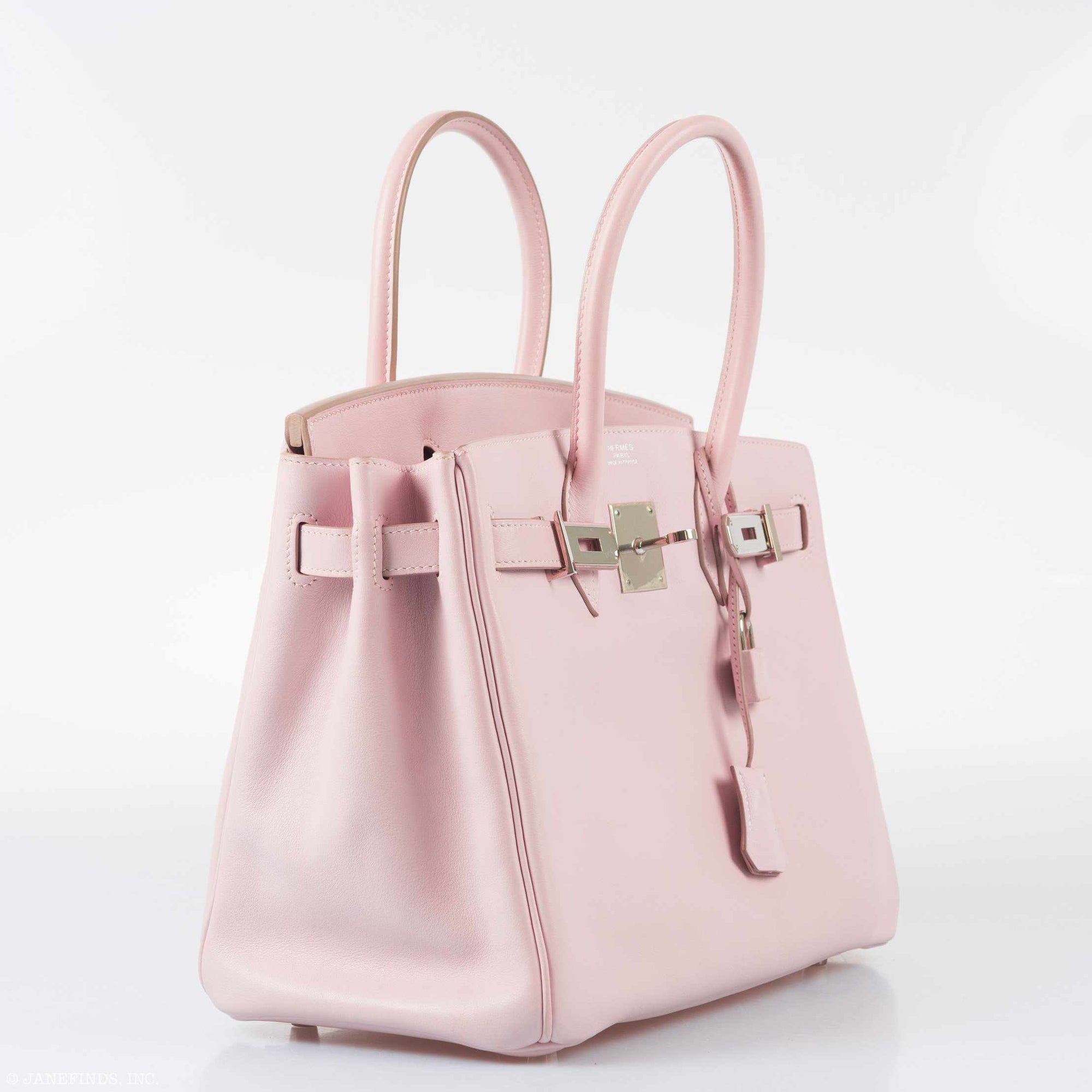 Hermès Birkin 30 Rose Dragee Swift Palladium Hardware