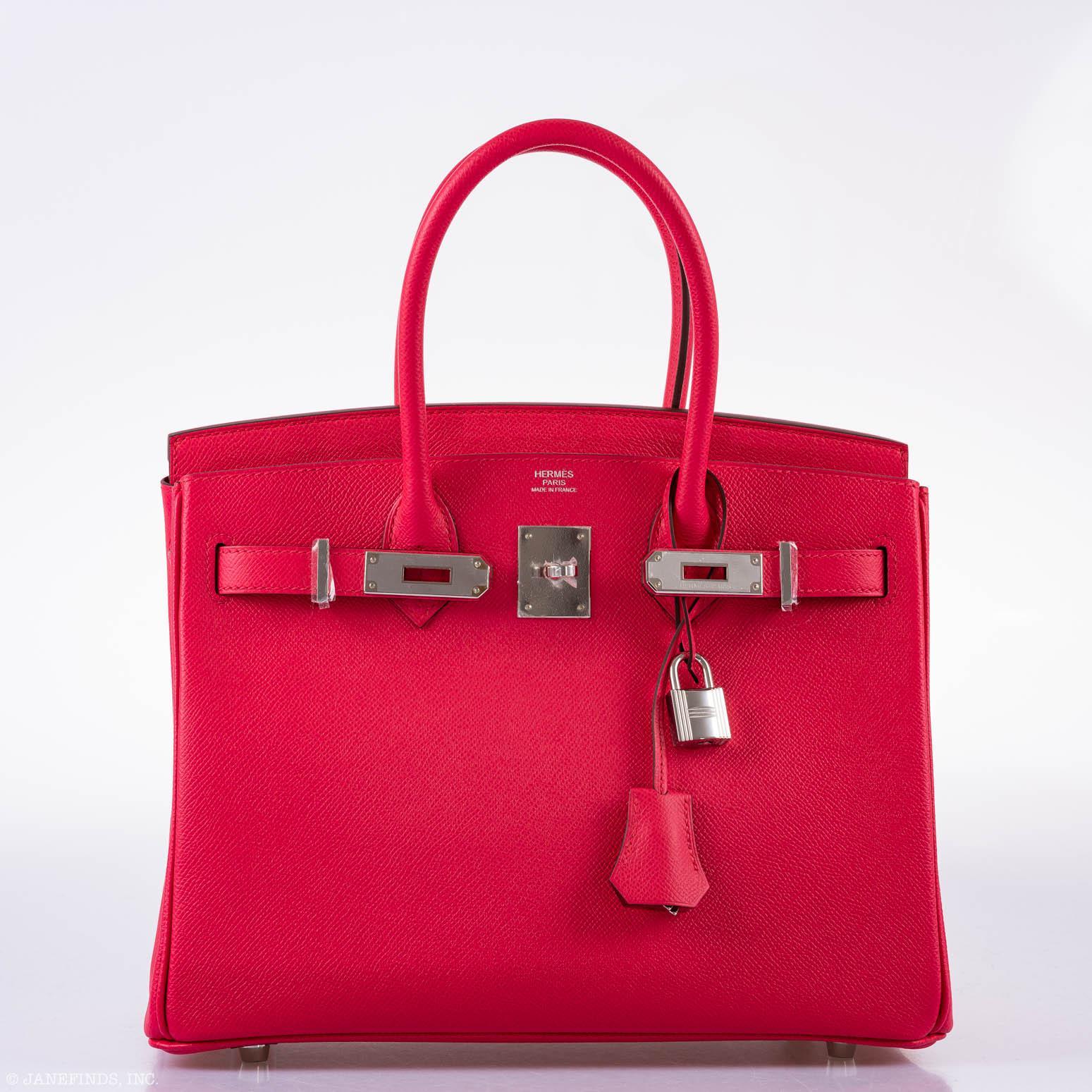 Hermès Birkin 30 Rose Extreme Epsom Palladium Hardware