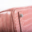 Hermès Birkin 30 Rose Indiennes Shiny Porosus Crocodile Palladium Hardware