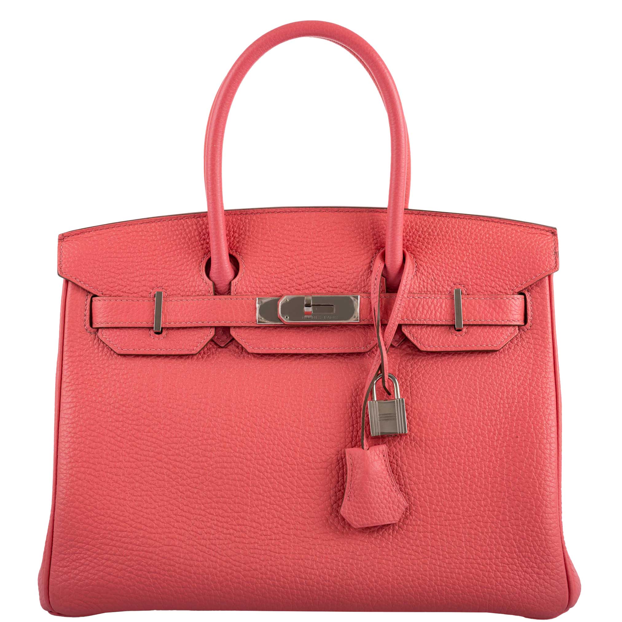 Hermès Birkin 30 Rose Lipstick Togo Palladium Hardware - 2013, Q Square