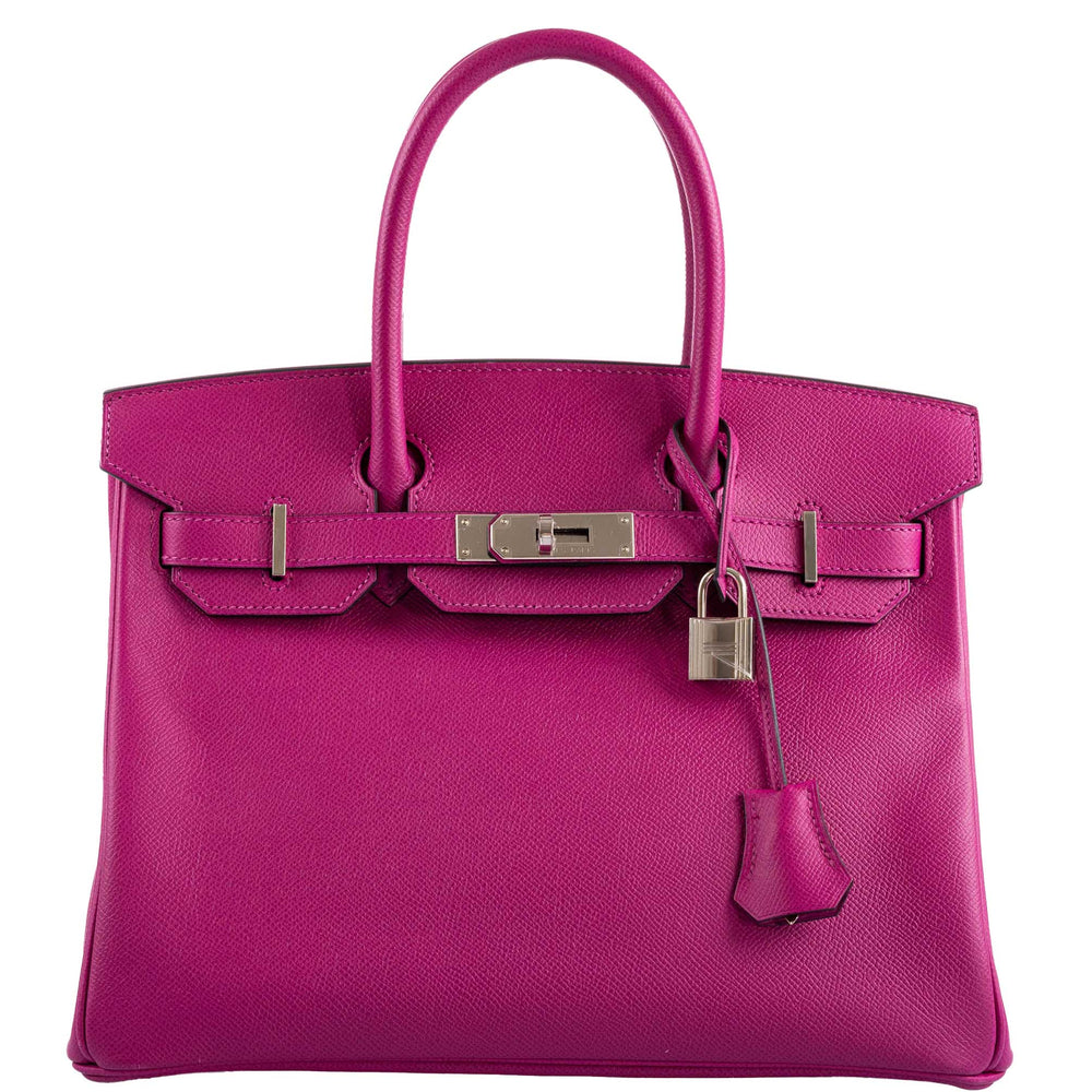 Hermès Birkin 30 Rose Pourpre Epsom with Palladium Hardware