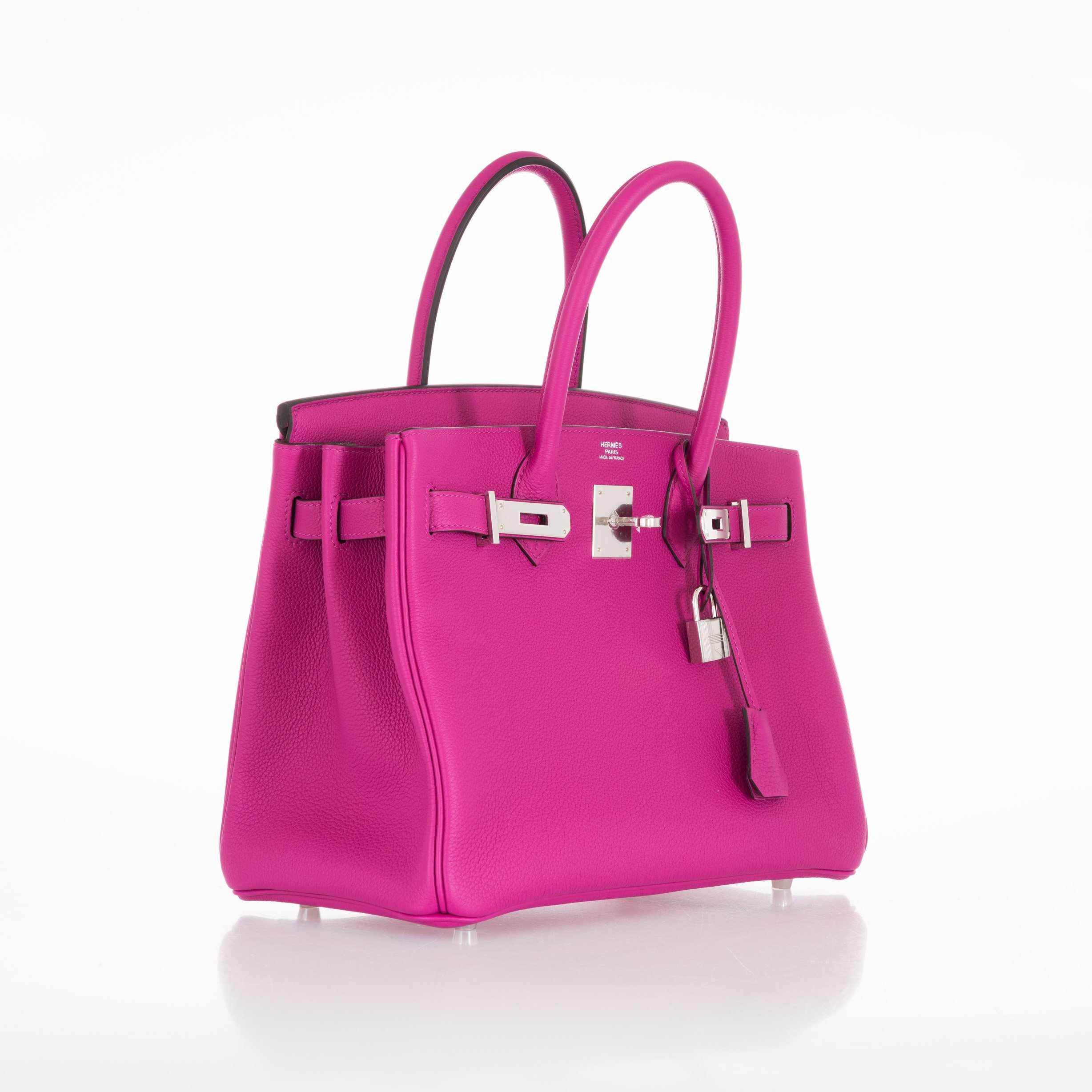 Hermès Birkin 30 Rose Pourpre Togo Palladium Hardware