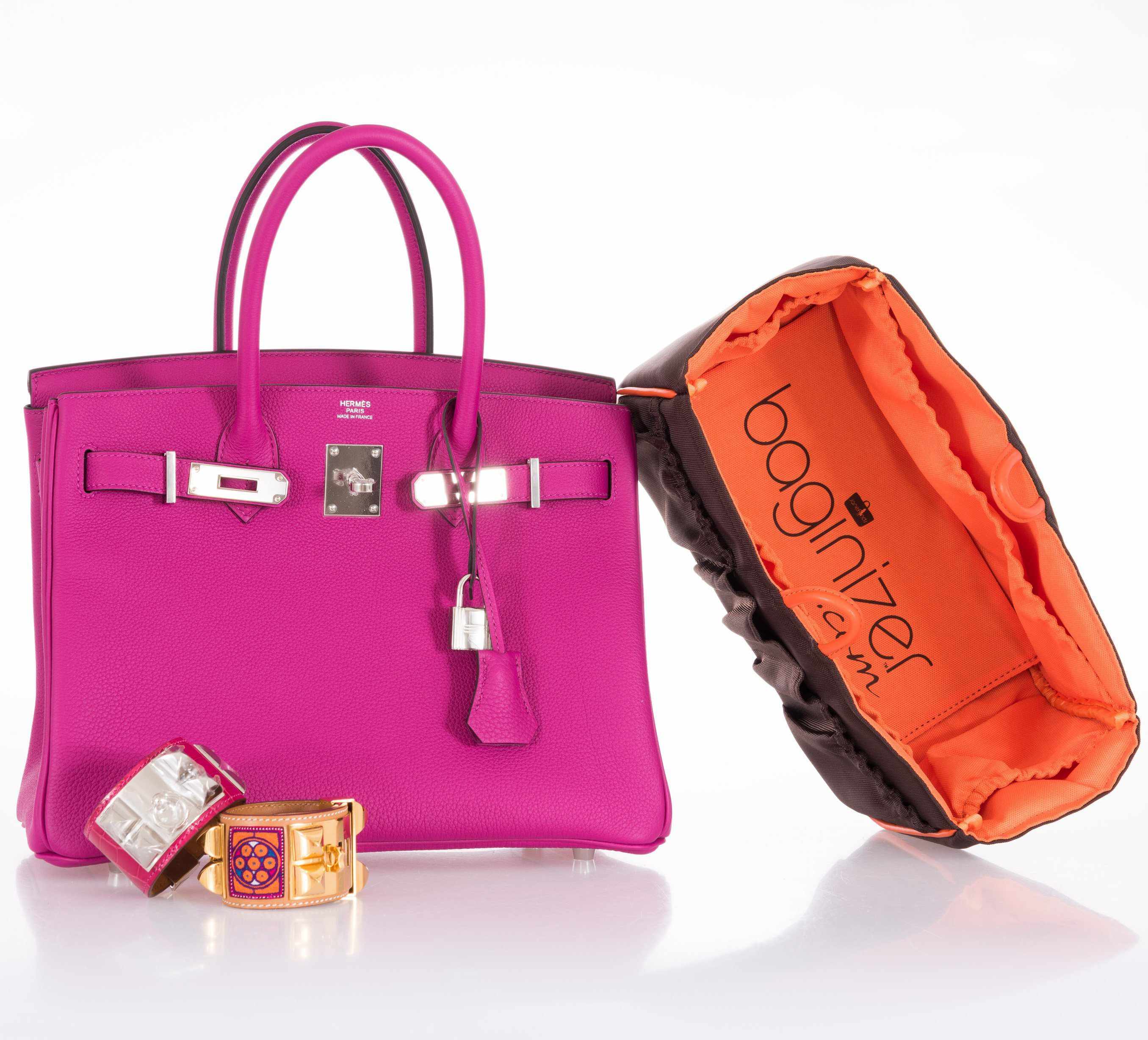 Hermès Birkin 30 Rose Pourpre Togo Palladium Hardware