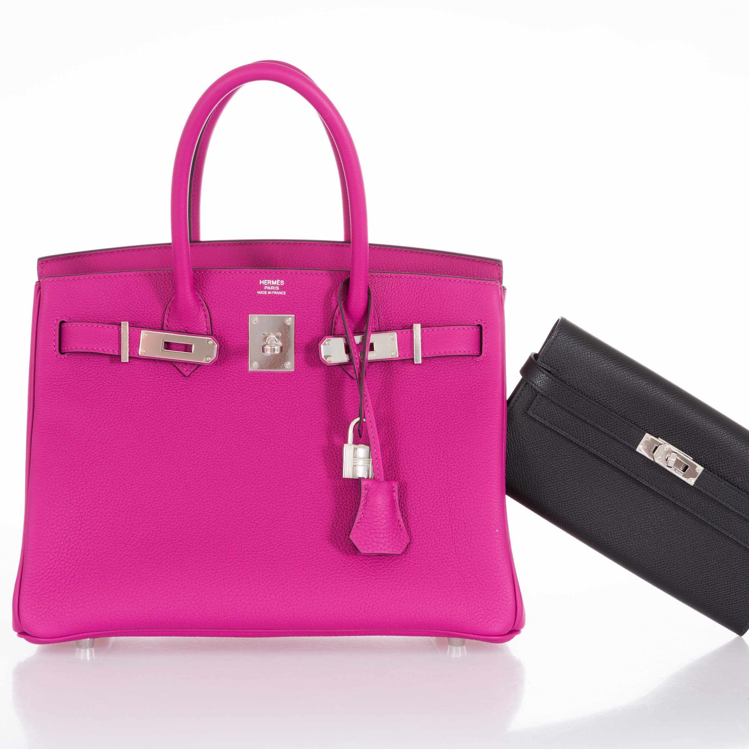 Hermès Birkin 30 Rose Pourpre Togo Palladium Hardware