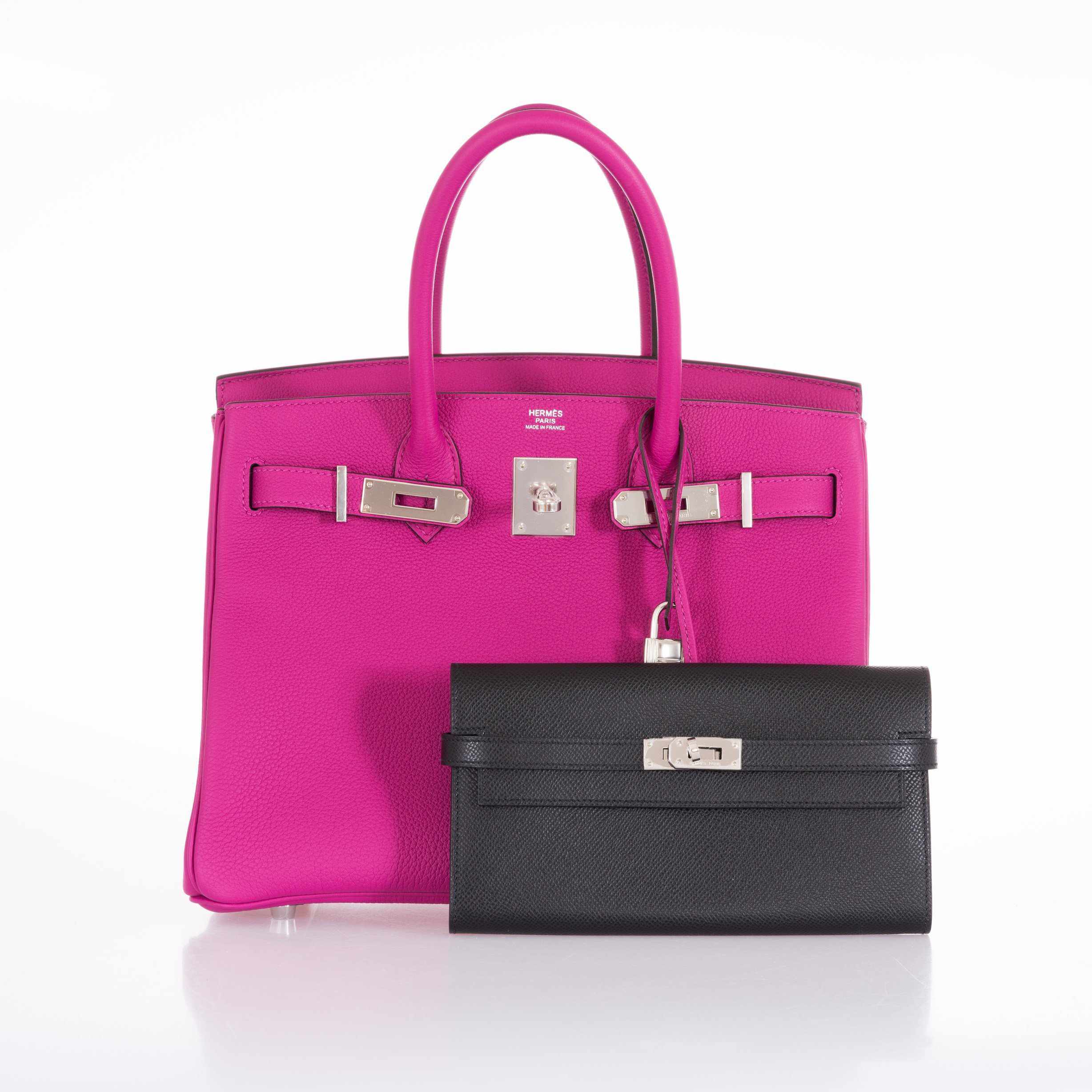 Hermès Birkin 30 Rose Pourpre Togo Palladium Hardware