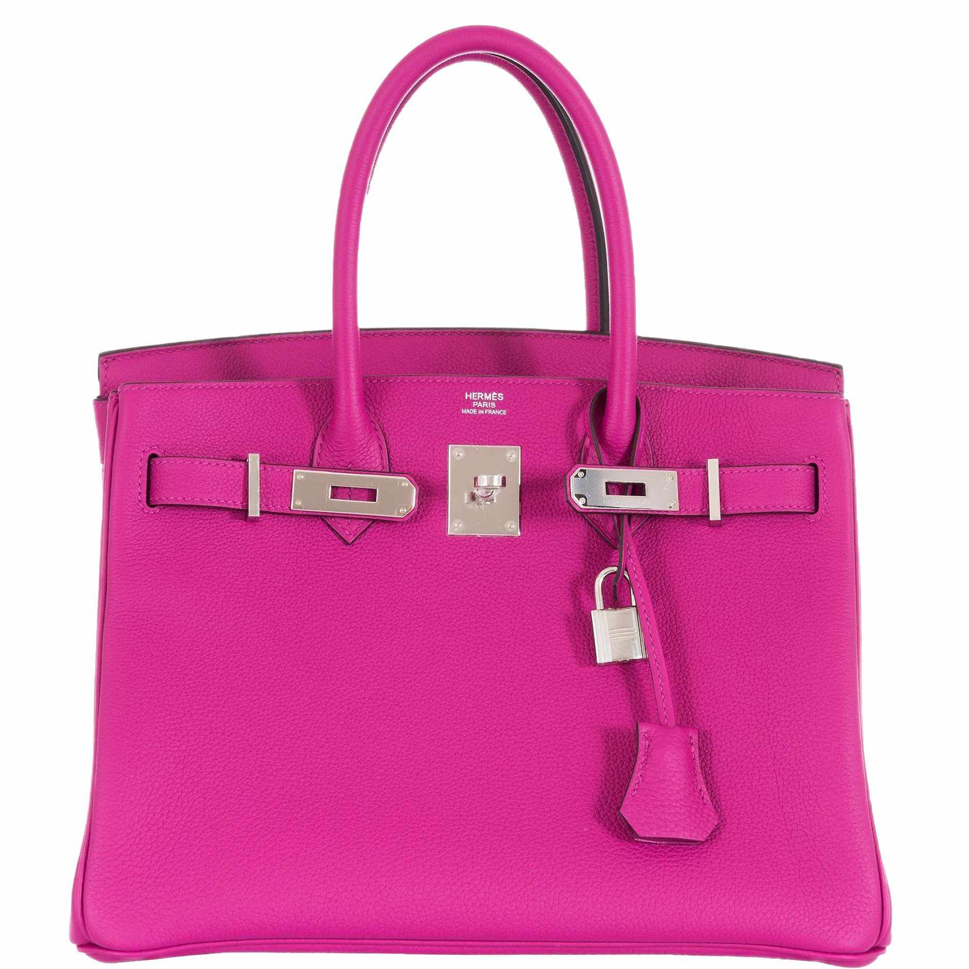 Hermès Birkin 30 Rose Pourpre Togo Palladium Hardware