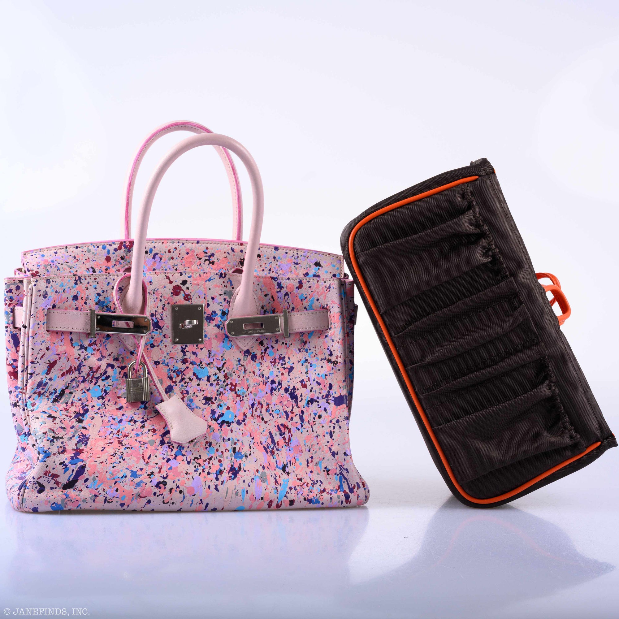 Hermès Birkin 30 "Rosé Spray" Rose Dragée Swift Palladium Hardware * JaneFinds Custom Shop