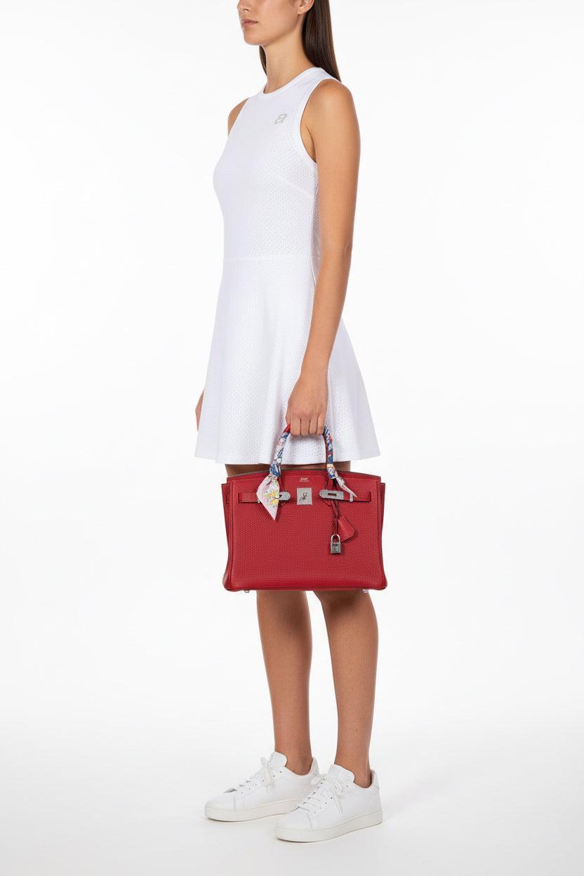 Hermès Birkin 30 Rouge Garance Togo with Palladium Hardware - 2007, K Square