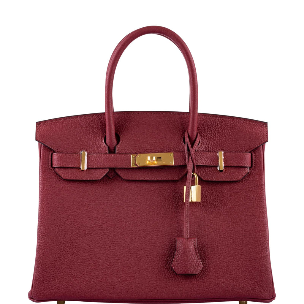 Hermès Rouge H Togo Birkin Bag