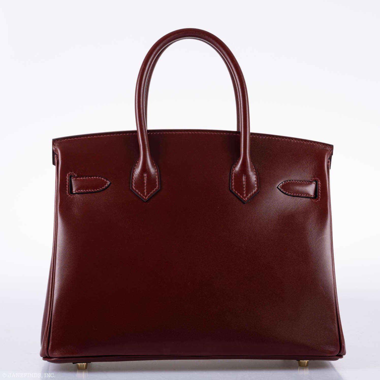 Hermès Birkin 30 Rouge H Calf Box Leather Gold Hardware