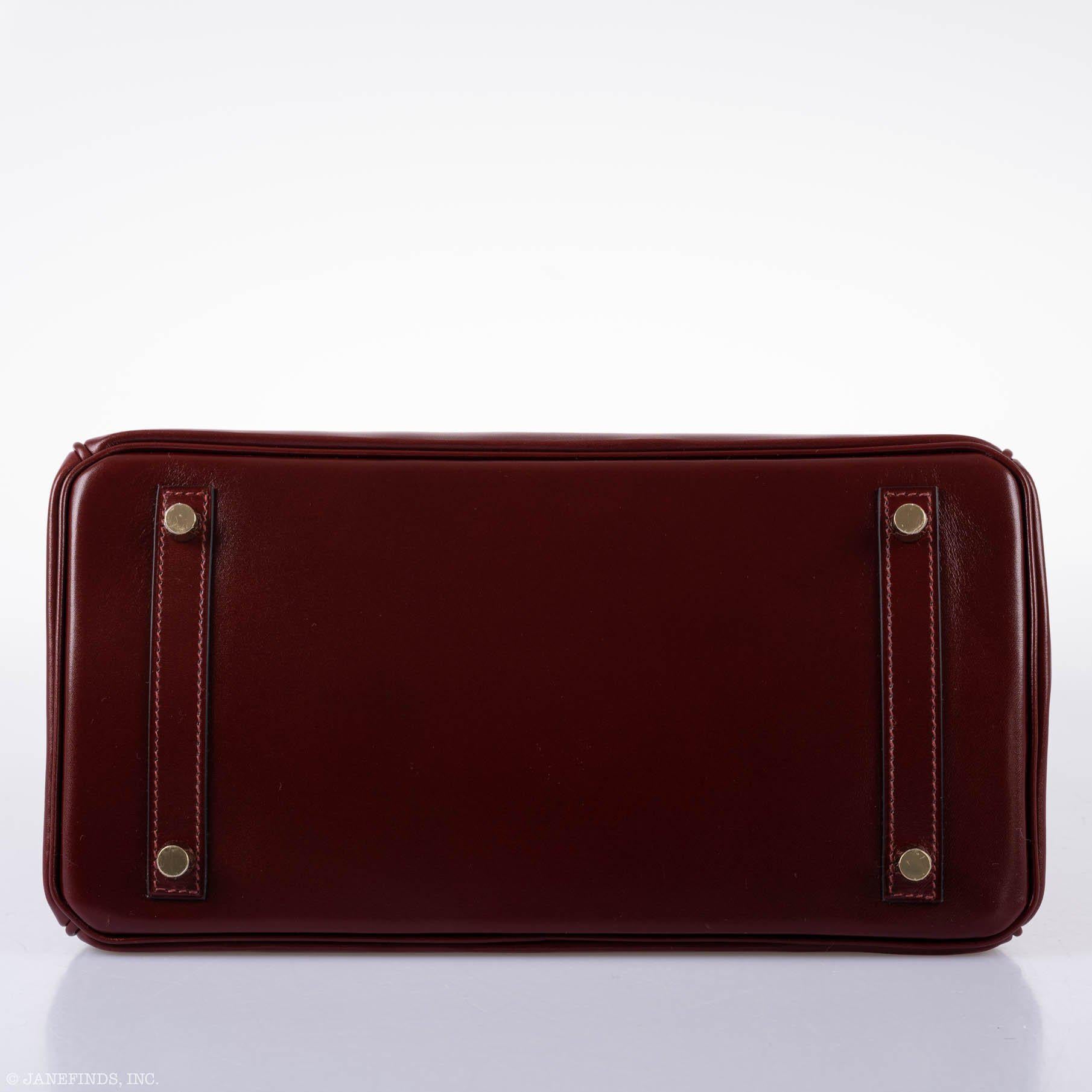 Hermès Birkin 30 Rouge H Calf Box Leather Gold Hardware