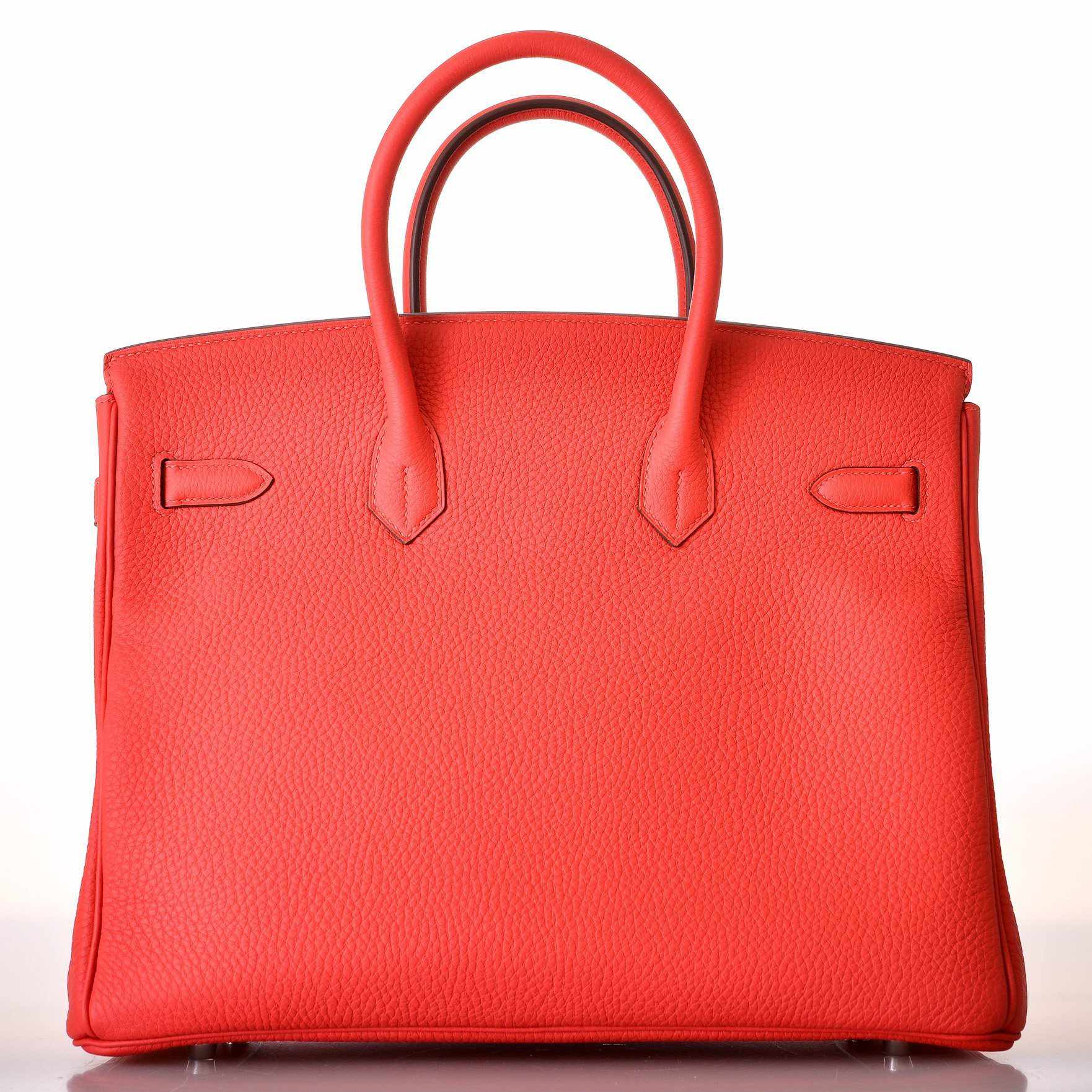 Hermès Birkin 30 Rouge Pivoine Clemence Palladium Hardware