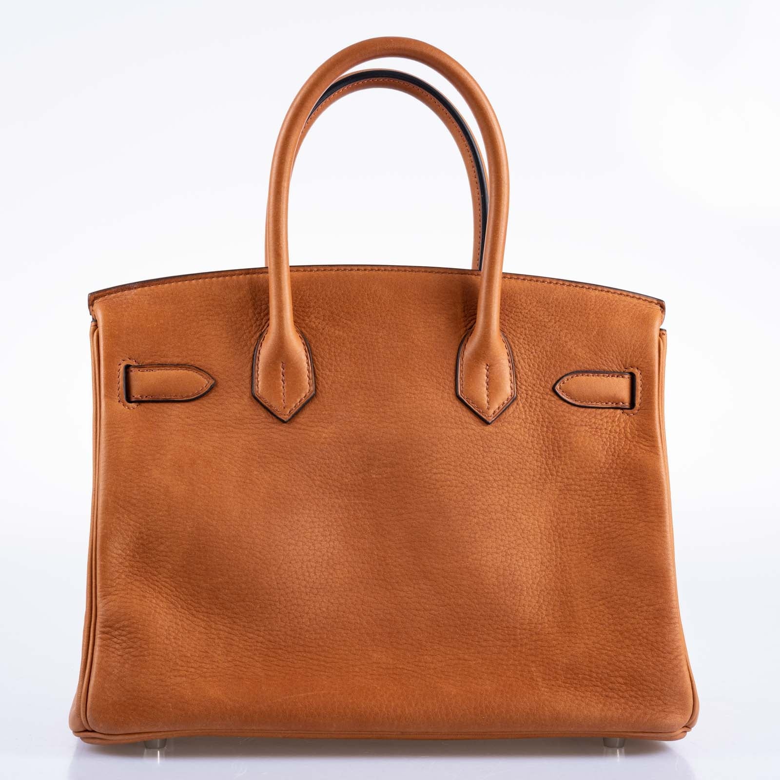 Hermès Birkin 30 Saddle Taurillon Palladium Hardware