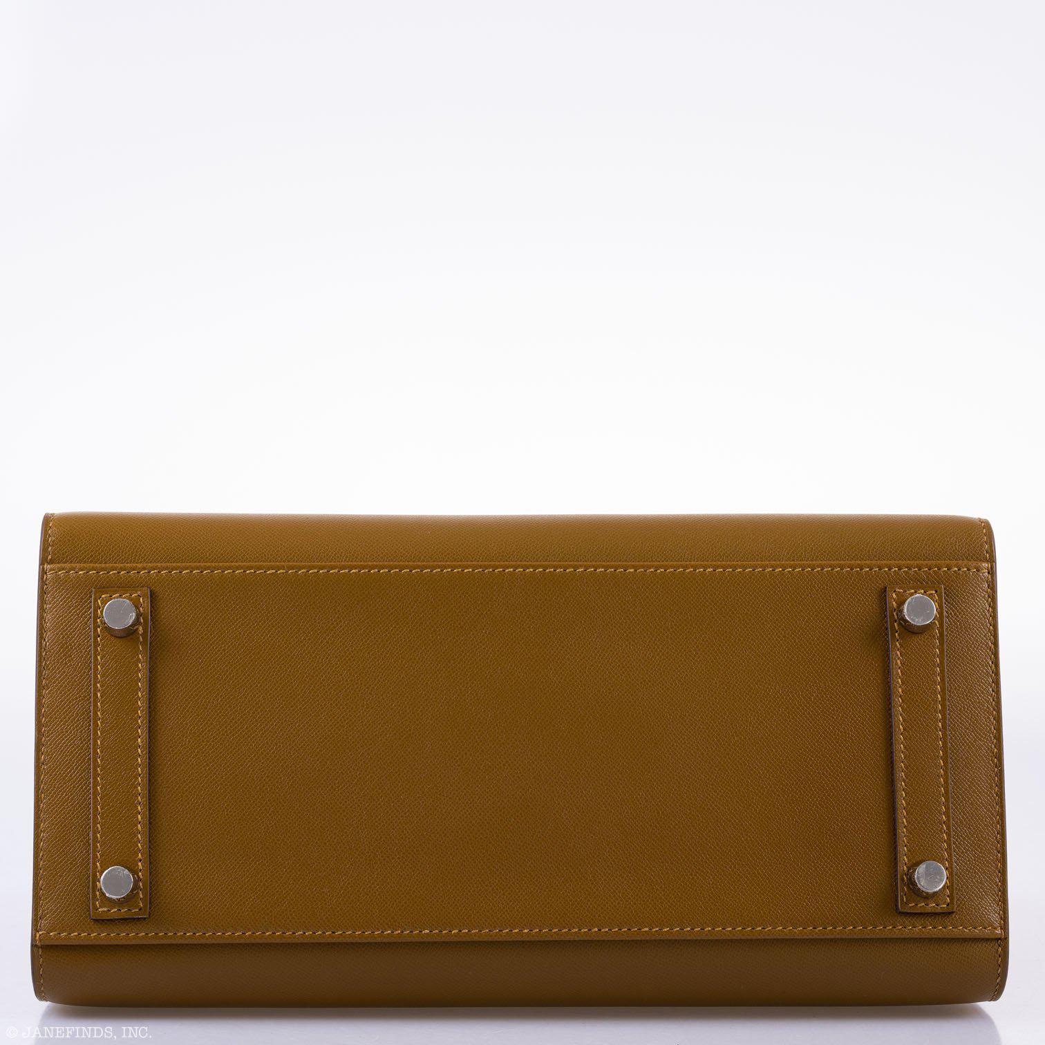 Hermès Birkin 30 Sellier Bronze Doré Madame Palladium Hardware